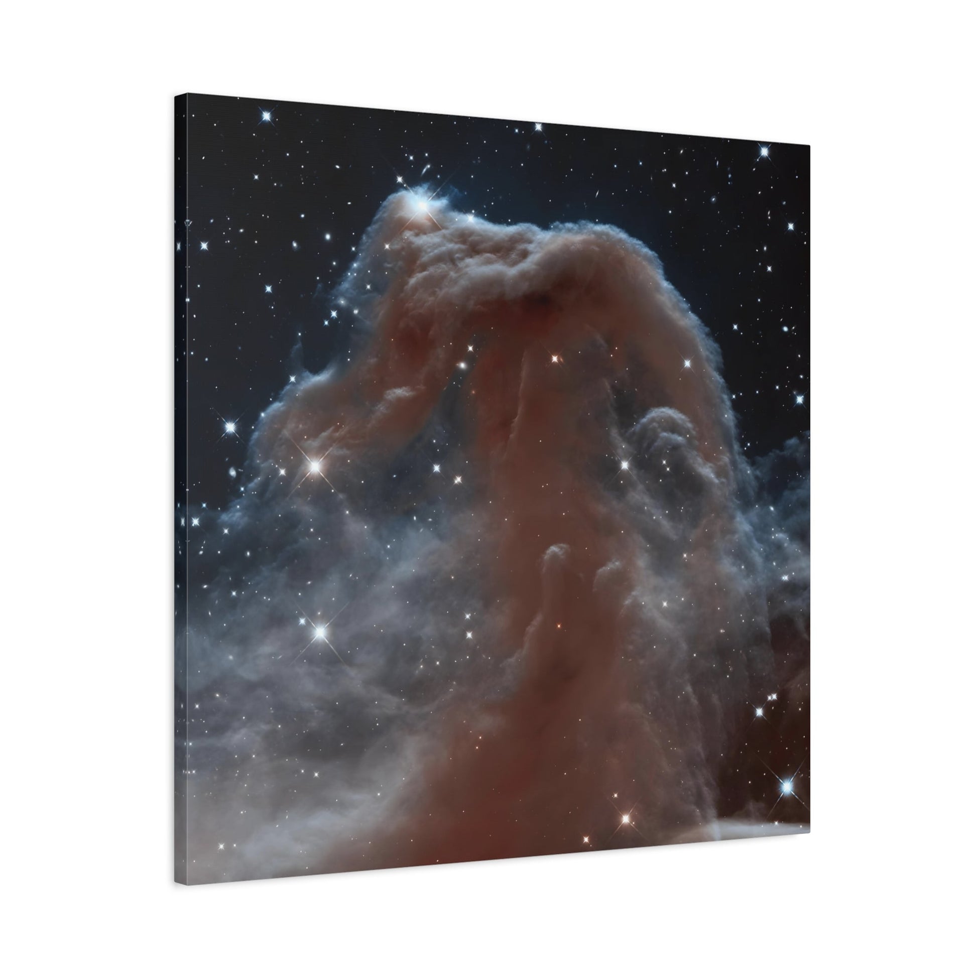 Hubble Captures Cosmic Wonder - Framed NASA Canvas Wall Art Print: Horsehead Nebula in Space