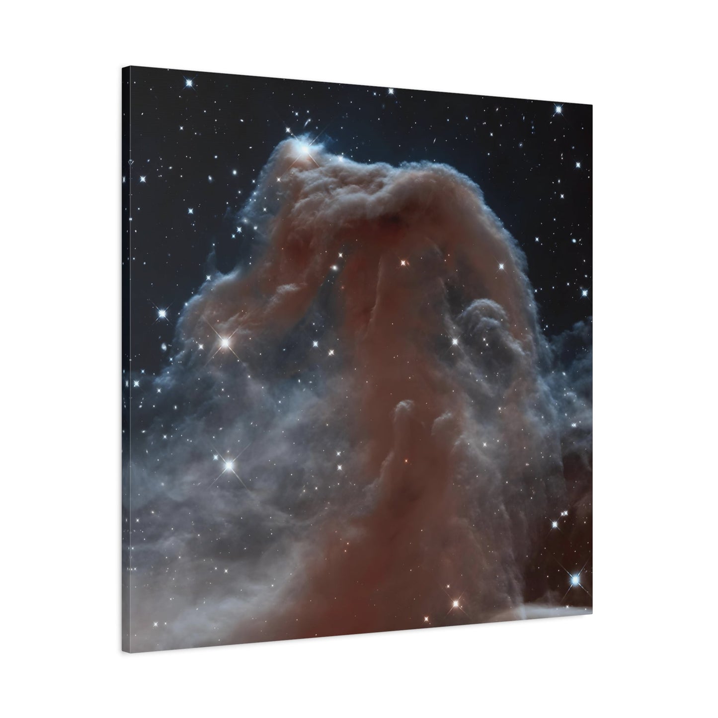 Hubble Captures Cosmic Wonder - Framed NASA Canvas Wall Art Print: Horsehead Nebula in Space