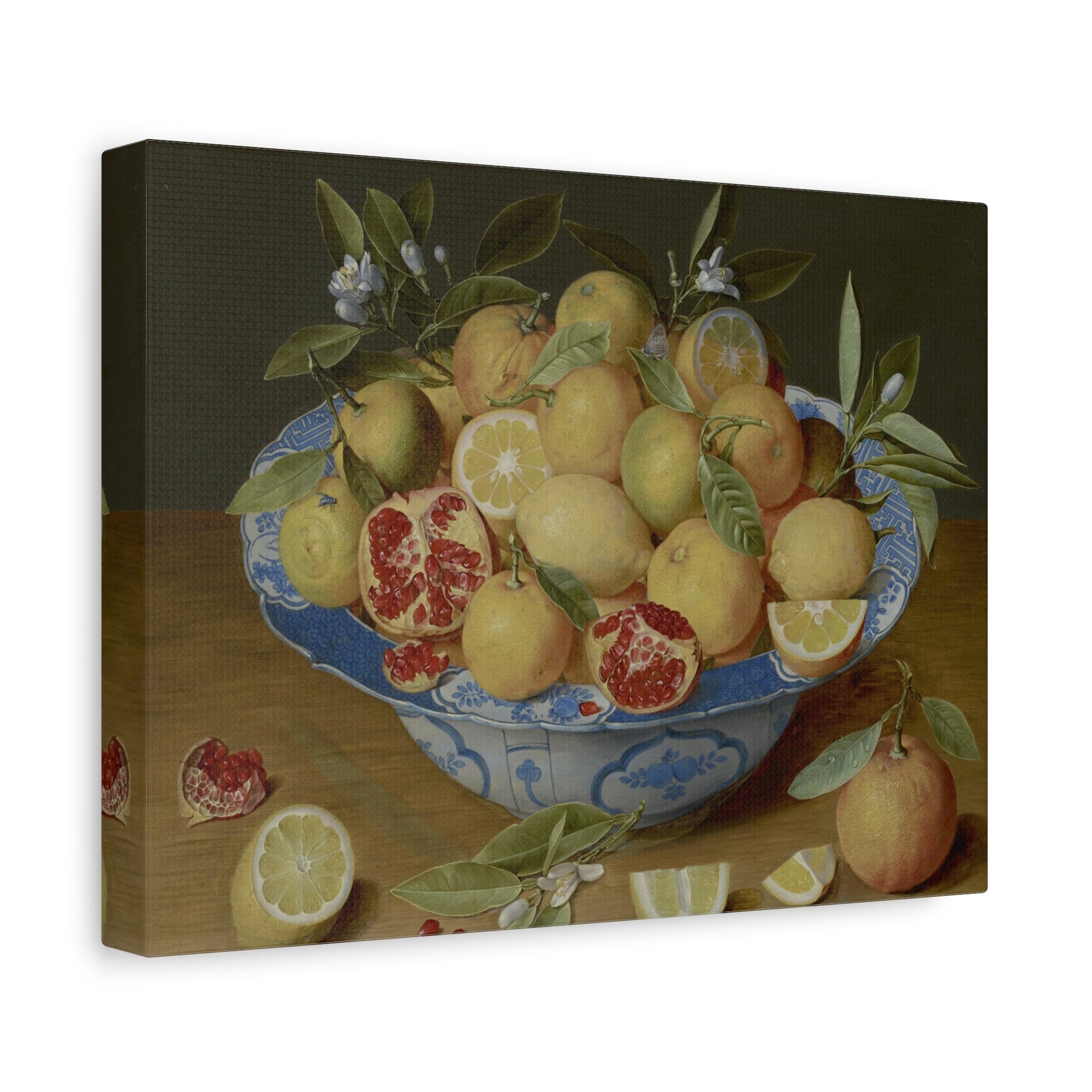 Hulsdonck Still Life Lemons Oranges Pomegranate - Canvas Art Print