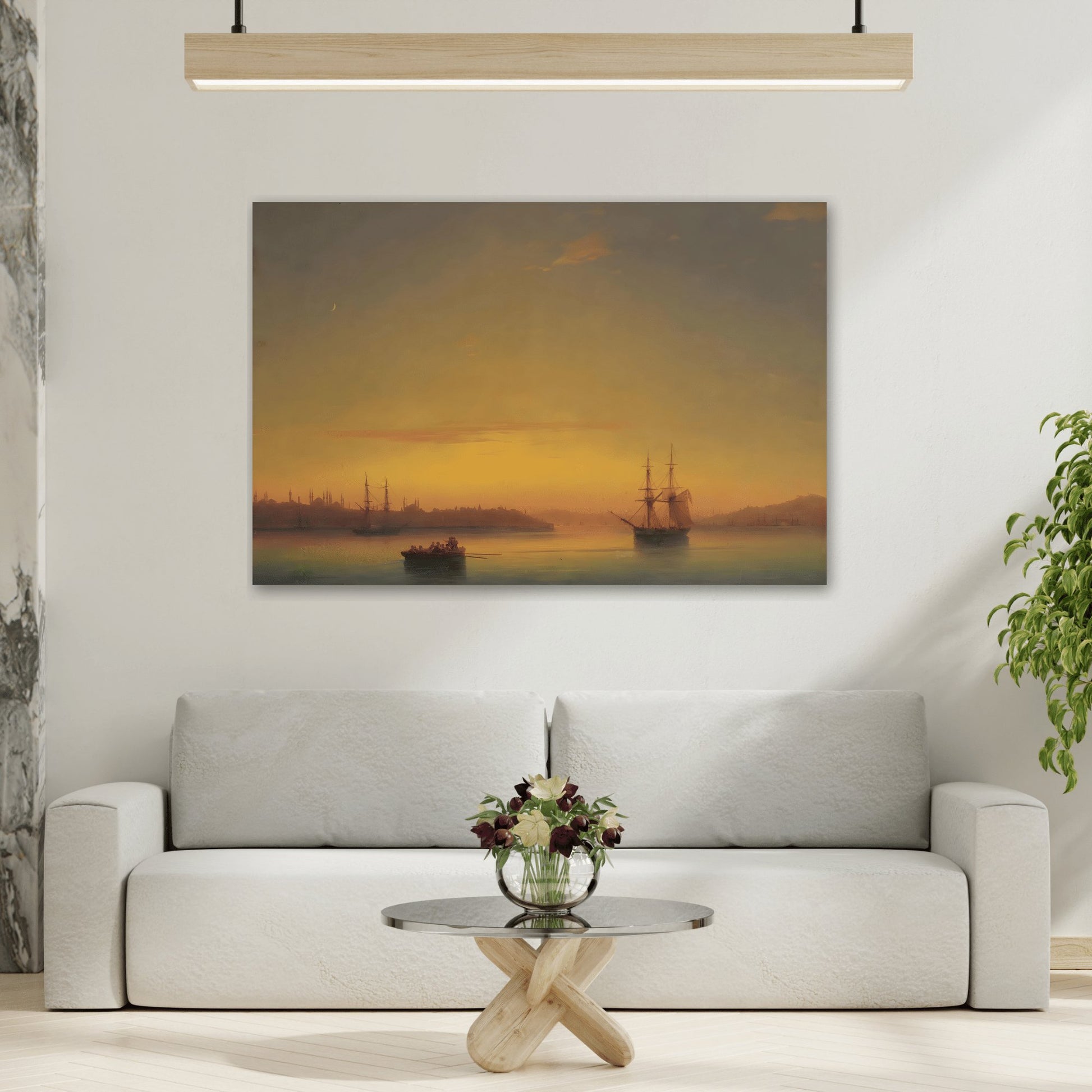 Ivan Konstantinovich Aivazovsky Constantinople at Dawn - Canvas Wall Art Print