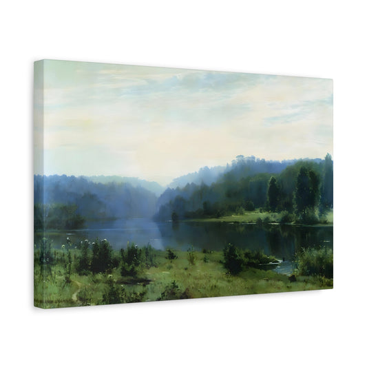 Ivan Shishkin Foggy Morning - Canvas Art Reproduction