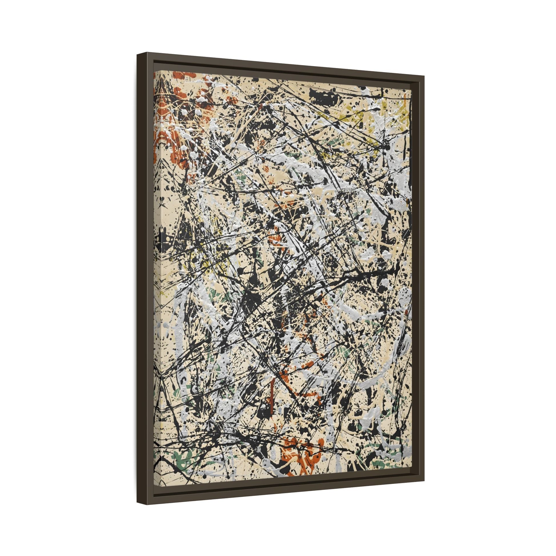 Jackson Pollock Abstract 32 - Framed Canvas Wall Art Print - YesArtYes