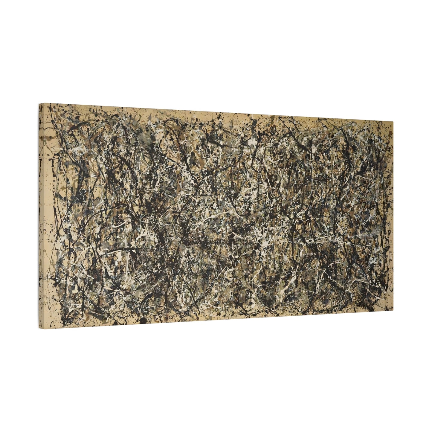 Jackson Pollock Autumn Rhythm Canvas Print - Abstract Expressionism Wall Art - YesArtYes