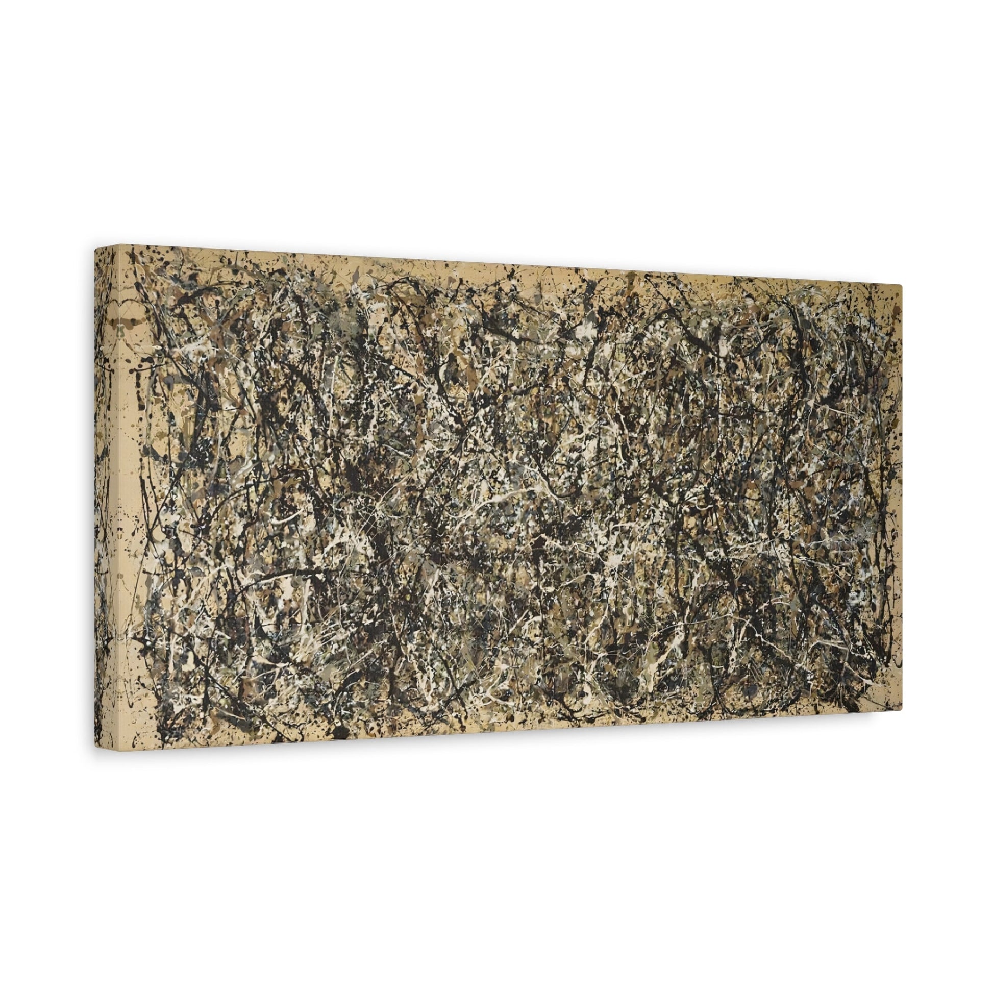 Jackson Pollock Autumn Rhythm Canvas Print - Abstract Expressionism Wall Art - YesArtYes