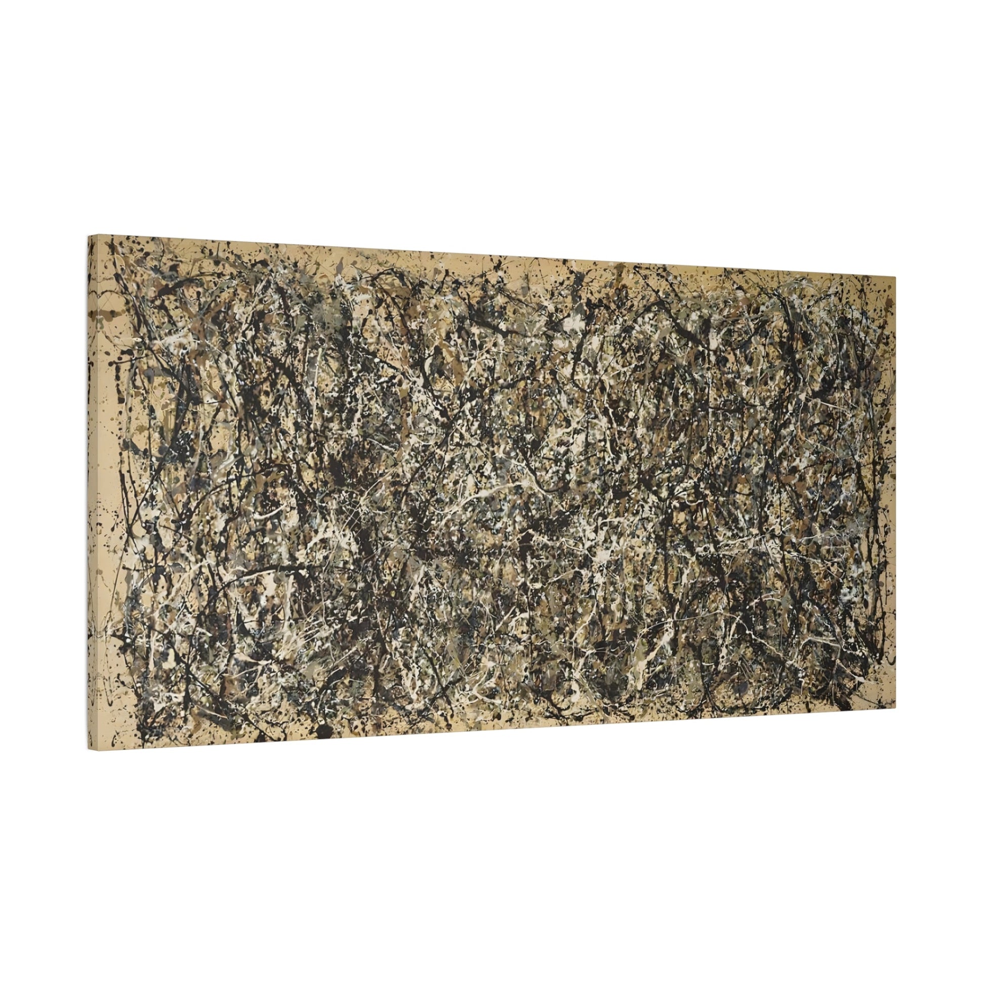 Jackson Pollock Autumn Rhythm Canvas Print - Abstract Expressionism Wall Art - YesArtYes