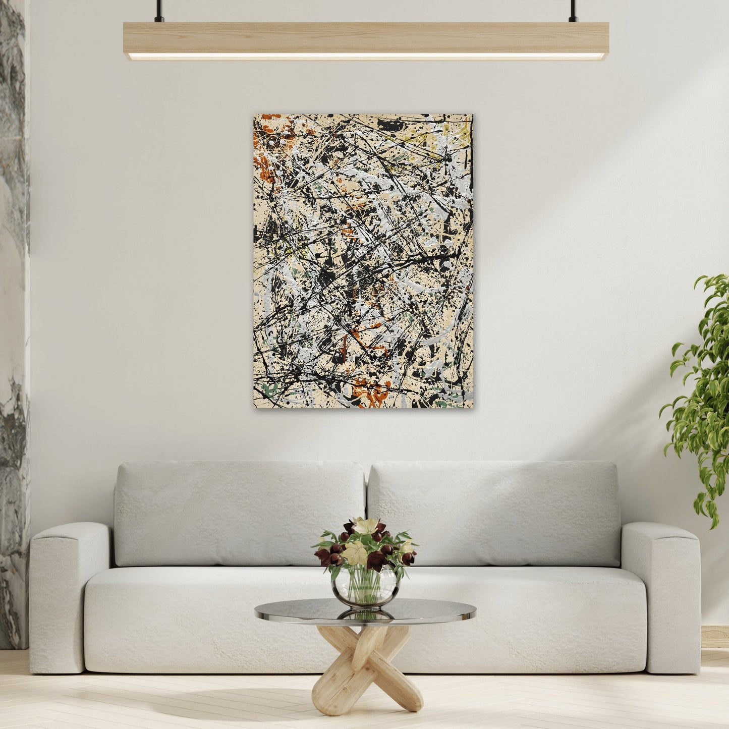 Jackson Pollock Abstract 32 - Canvas Wall Art Print