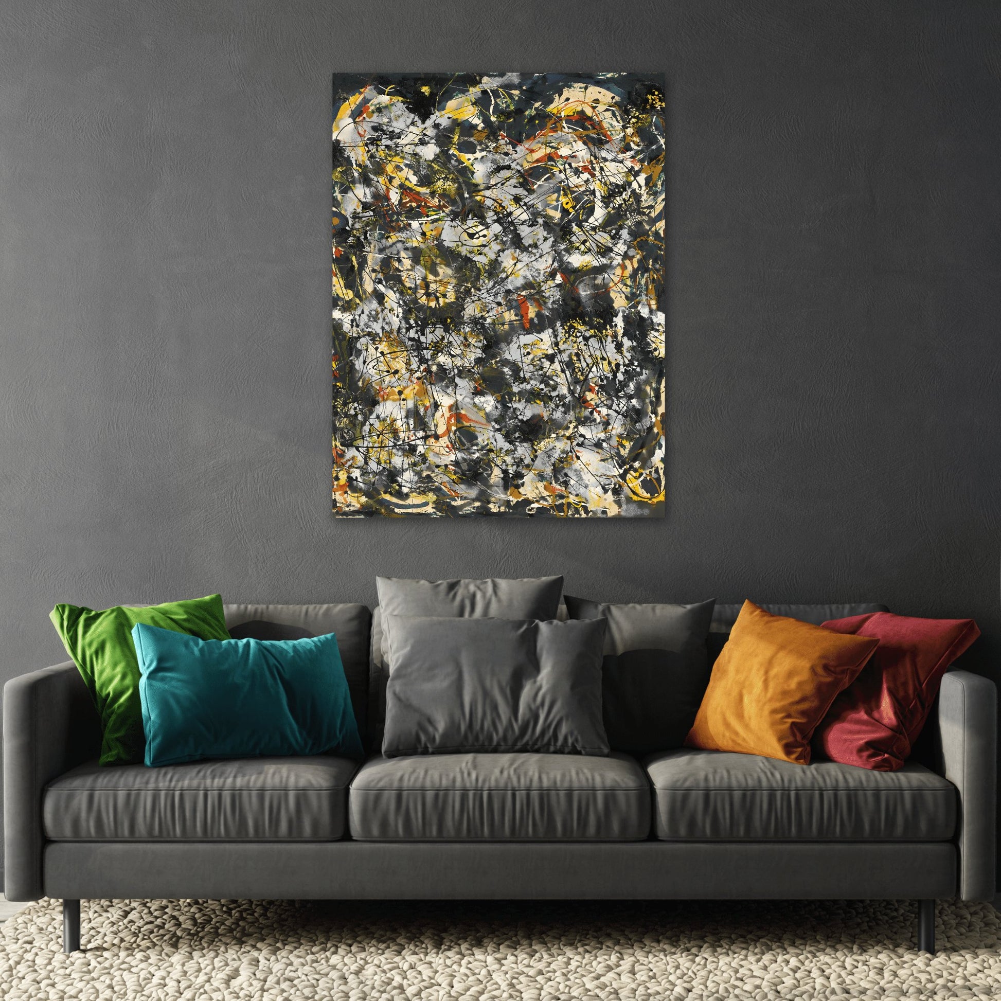 Jackson Pollock Number 4 1951 - Canvas Art Reproduction