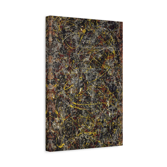 Jackson Pollock Number 5 Canvas Abstract Wall Art Print - YesArtYes
