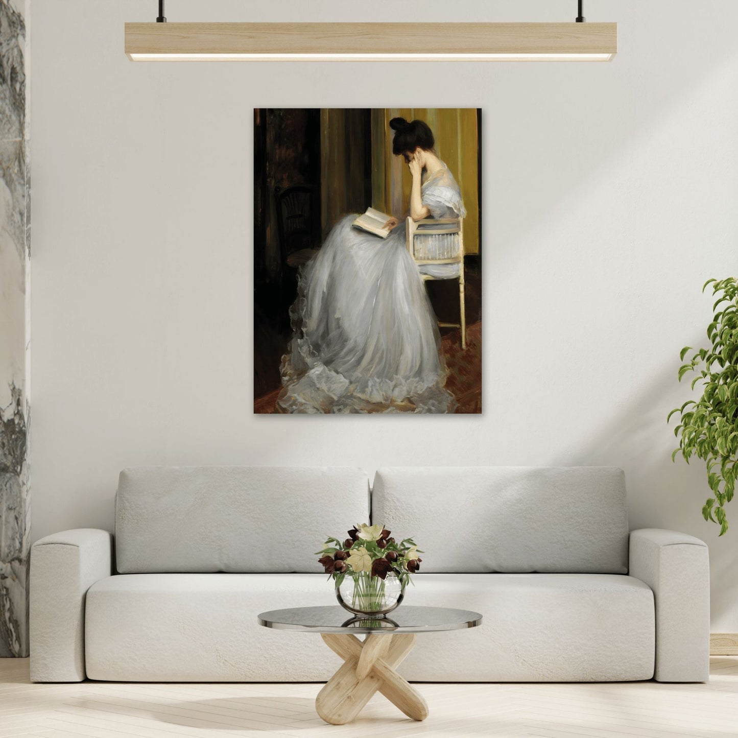 Jacques Emile Blanche Woman Reading - Canvas Art Reproduction