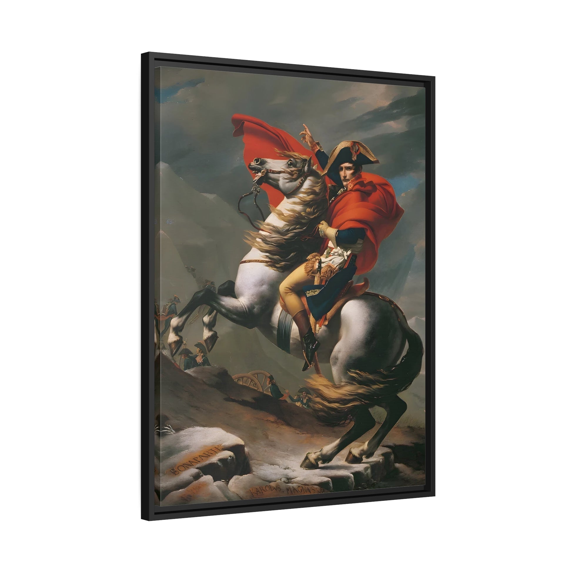 Napoleon Crossing Alps Canvas Prints - Jacques Louis David Wall Art