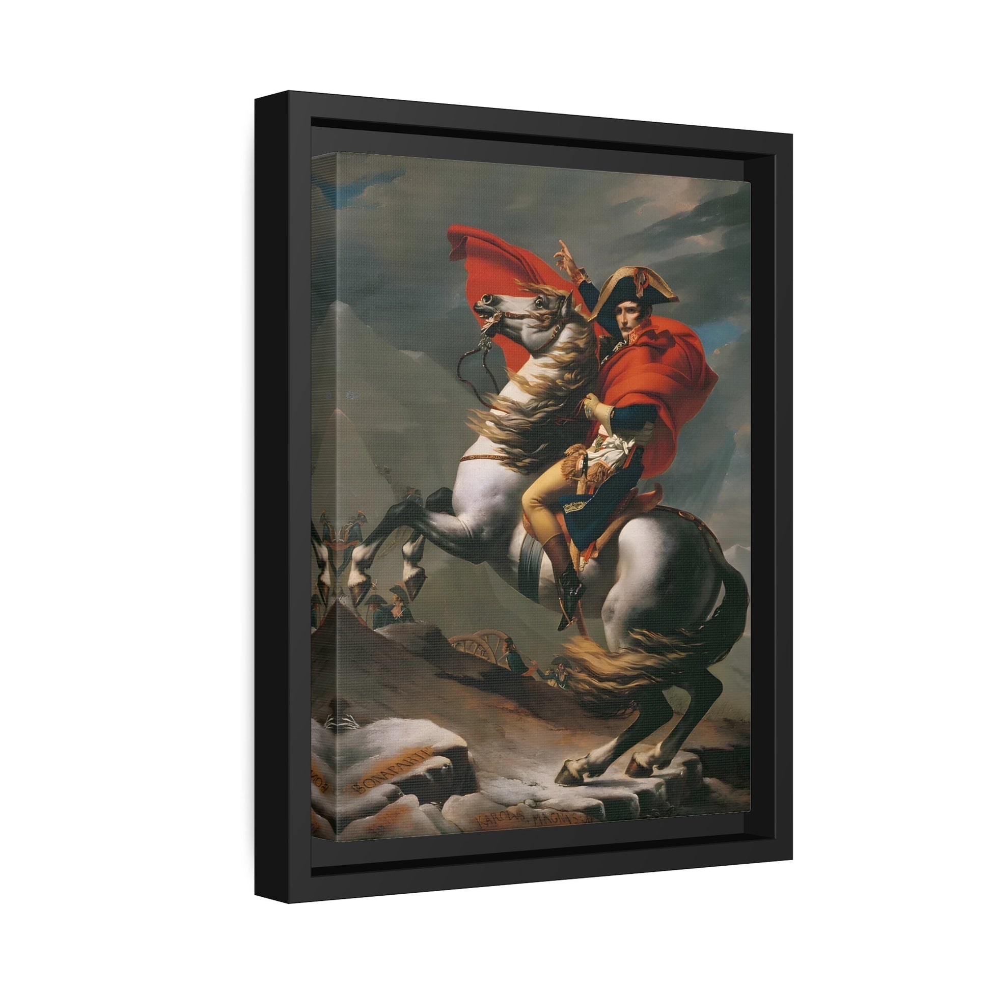 Napoleon Crossing Alps Canvas Prints - Jacques Louis David Wall Art