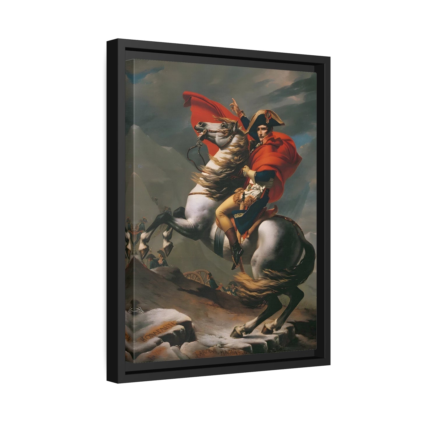 Napoleon Crossing Alps Canvas Prints - Jacques Louis David Wall Art