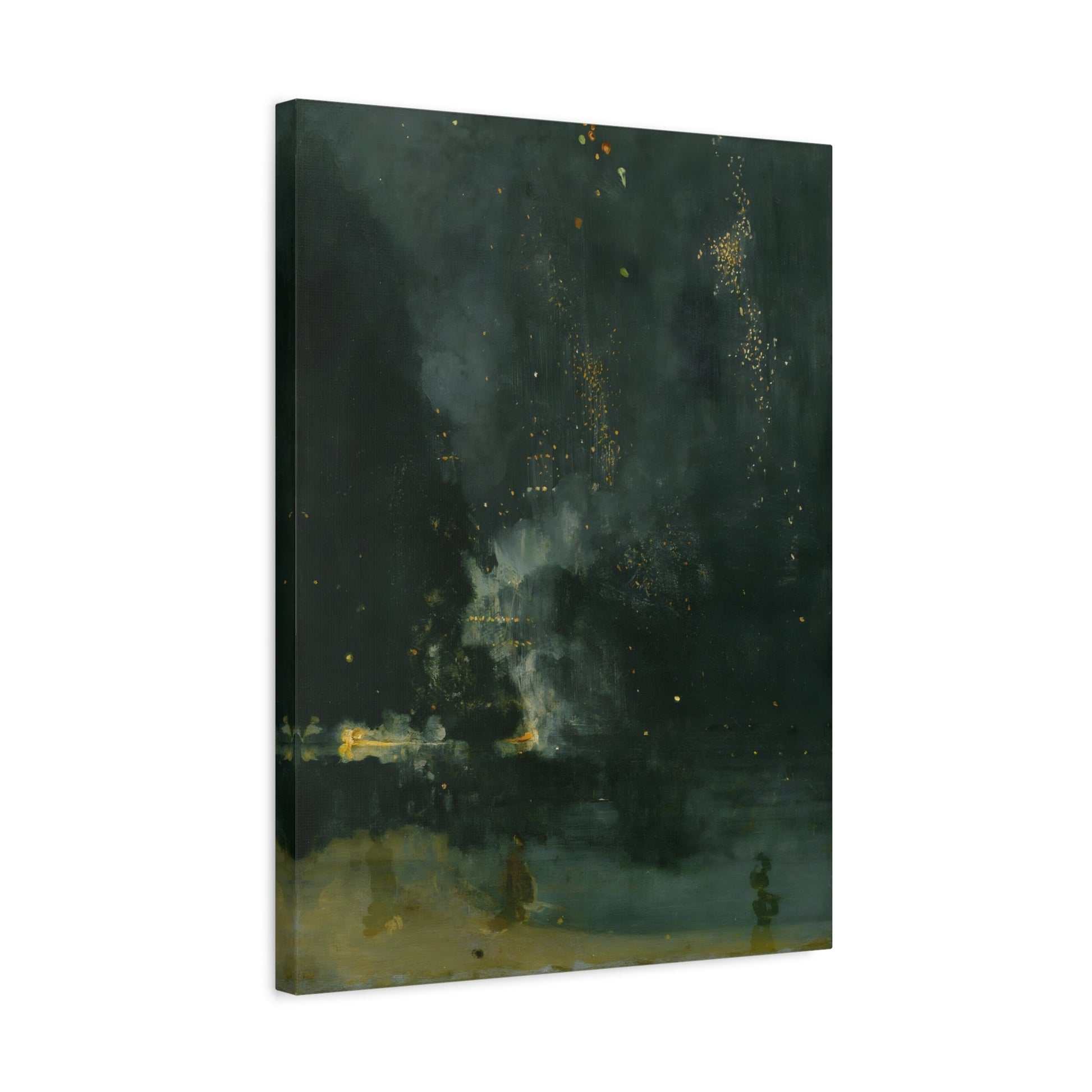 James McNeill Whistler Nocturne in Black and Gold - Canvas Wall Art Print