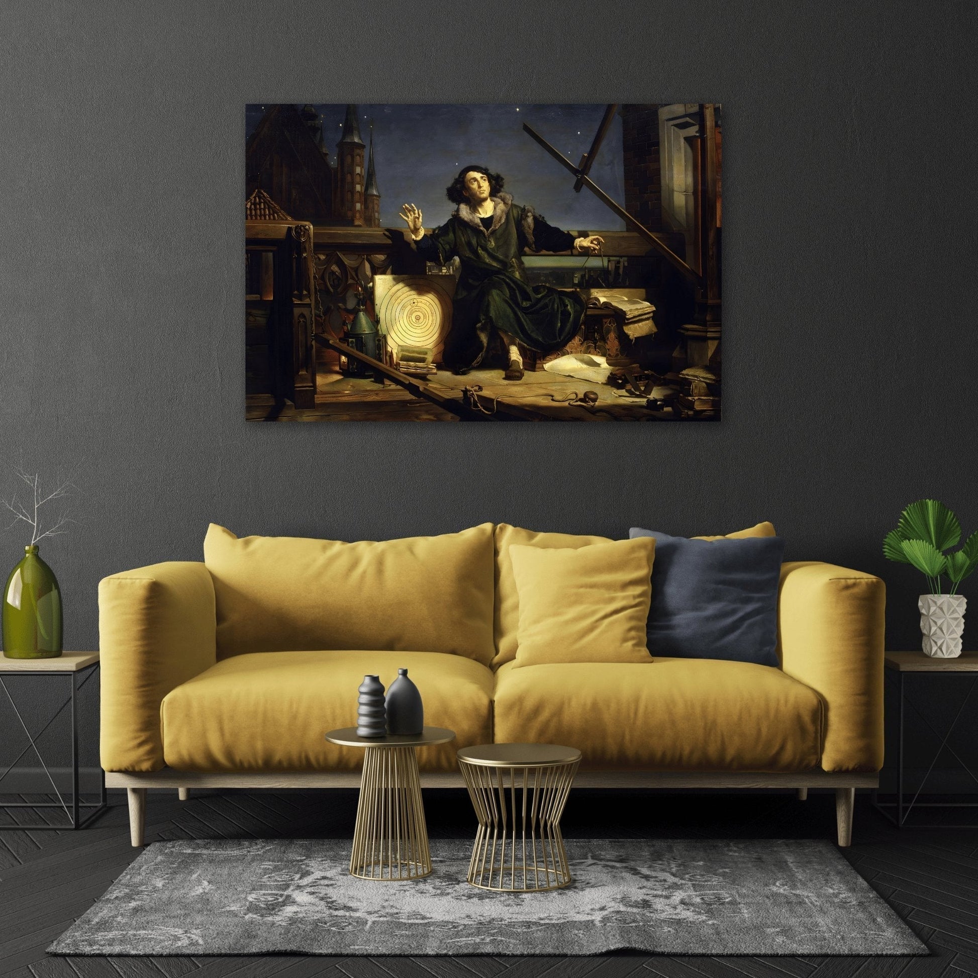 Jan Matejko Astronomer Copernicus - Canvas Print Wall Art Reproduction