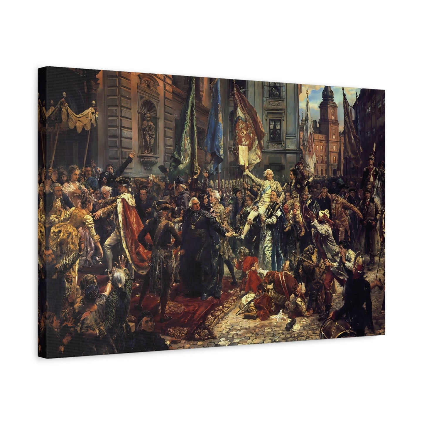 Jan Matejko Constitution of the 3rd May - Canvas Wall Art Print Reproduction