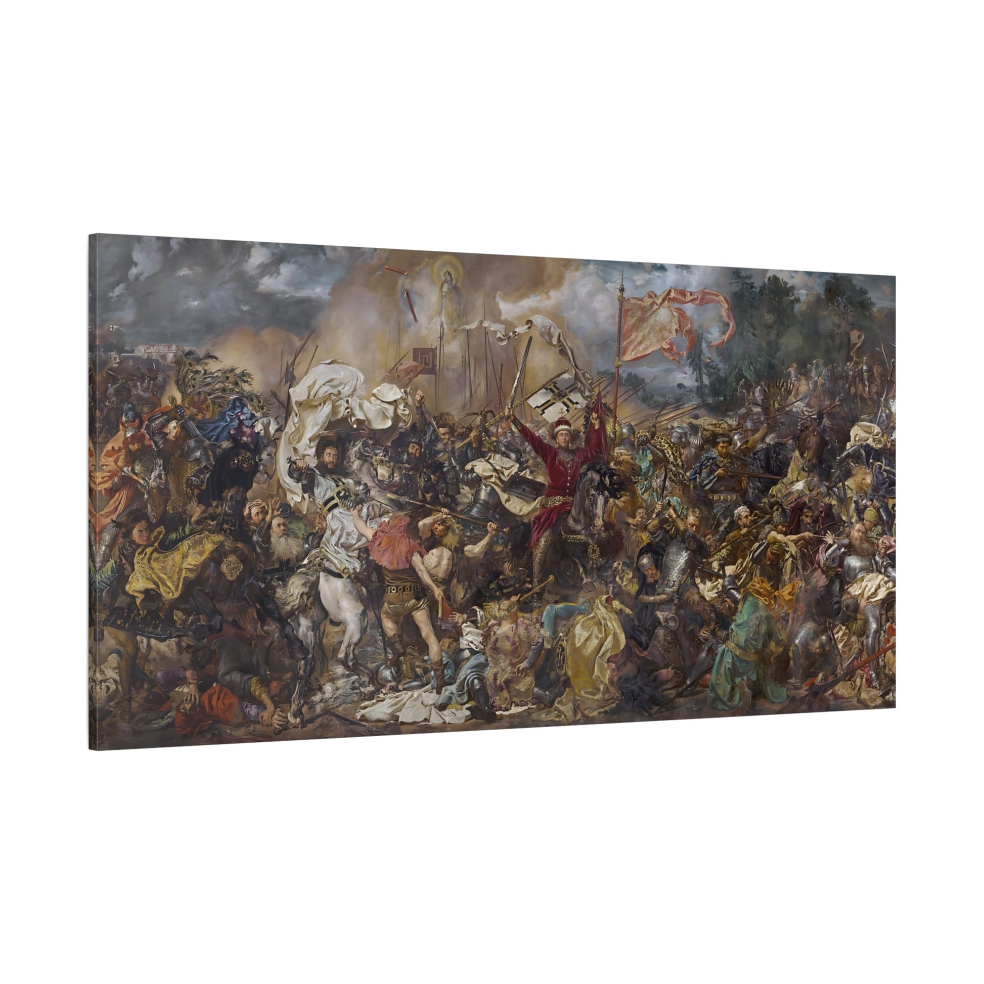 Jan Matejko Grunwald Battle Canvas Print - Classic Historical War Wall Art - YesArtYes