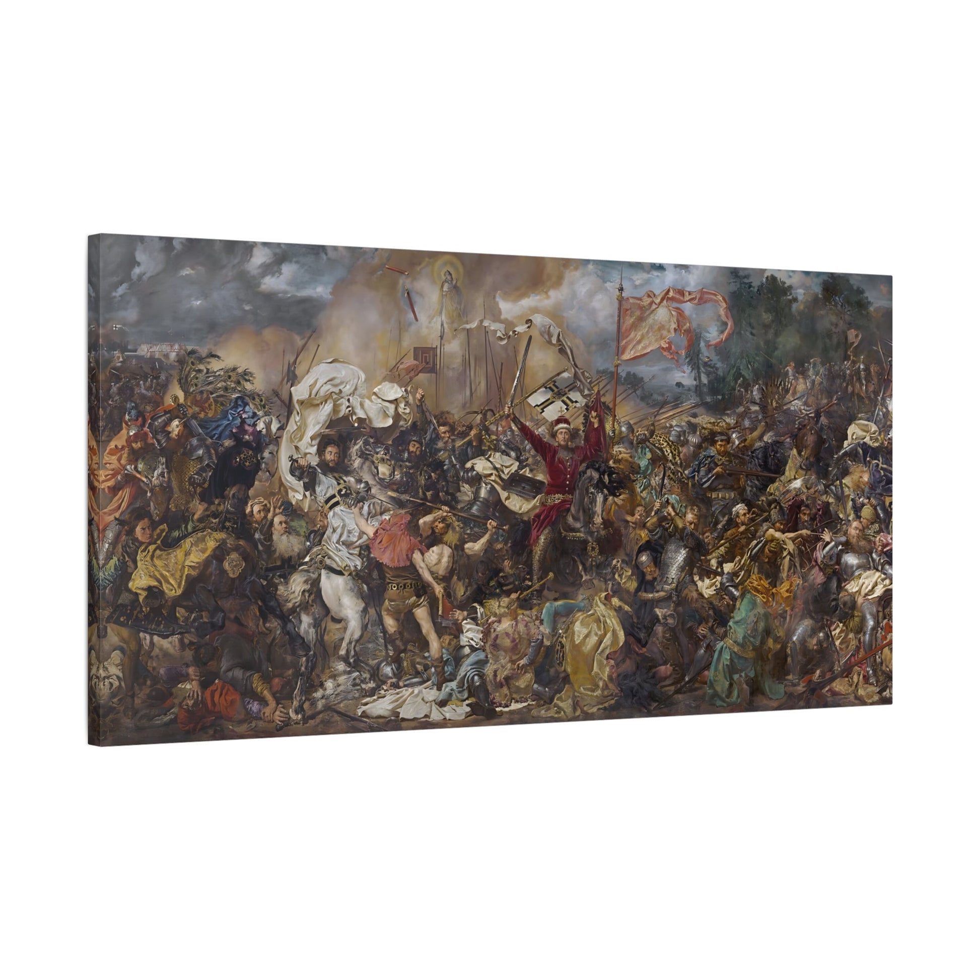 Jan Matejko Grunwald Battle Canvas Print - Classic Historical War Wall Art - YesArtYes