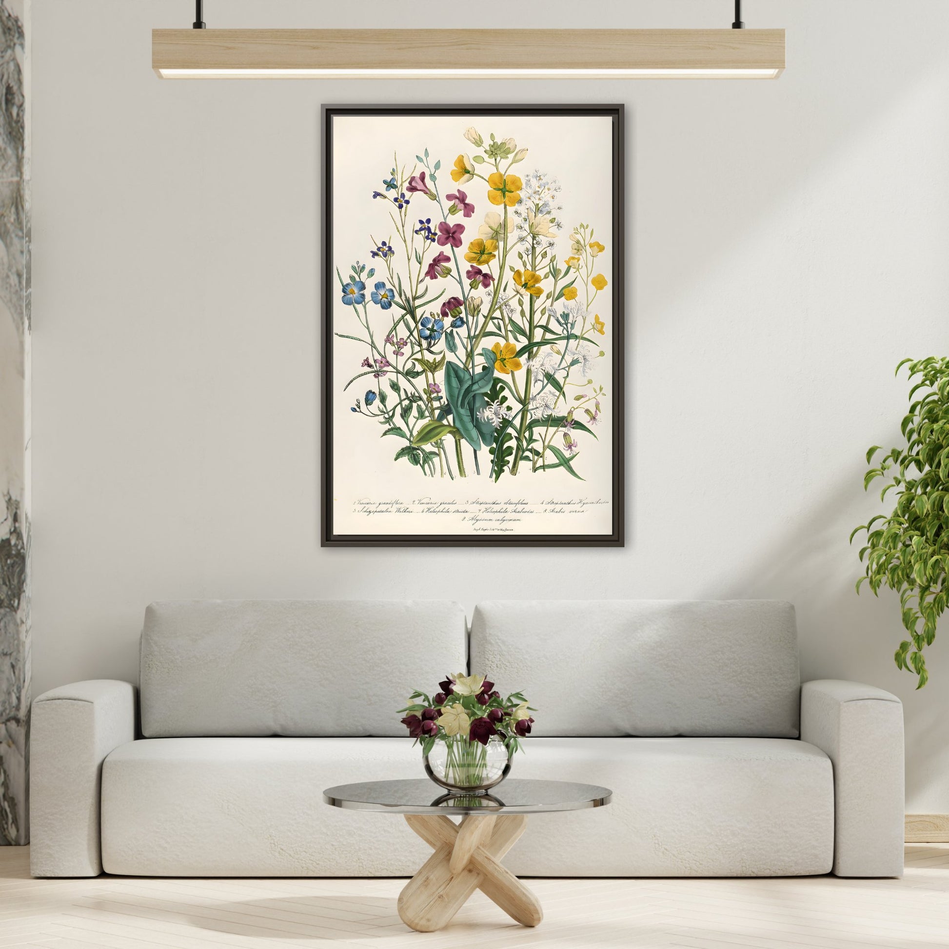 Jane Loudon Buttercups Canvas Wall Art Print - Flowers Forget Me Nots - YesArtYes