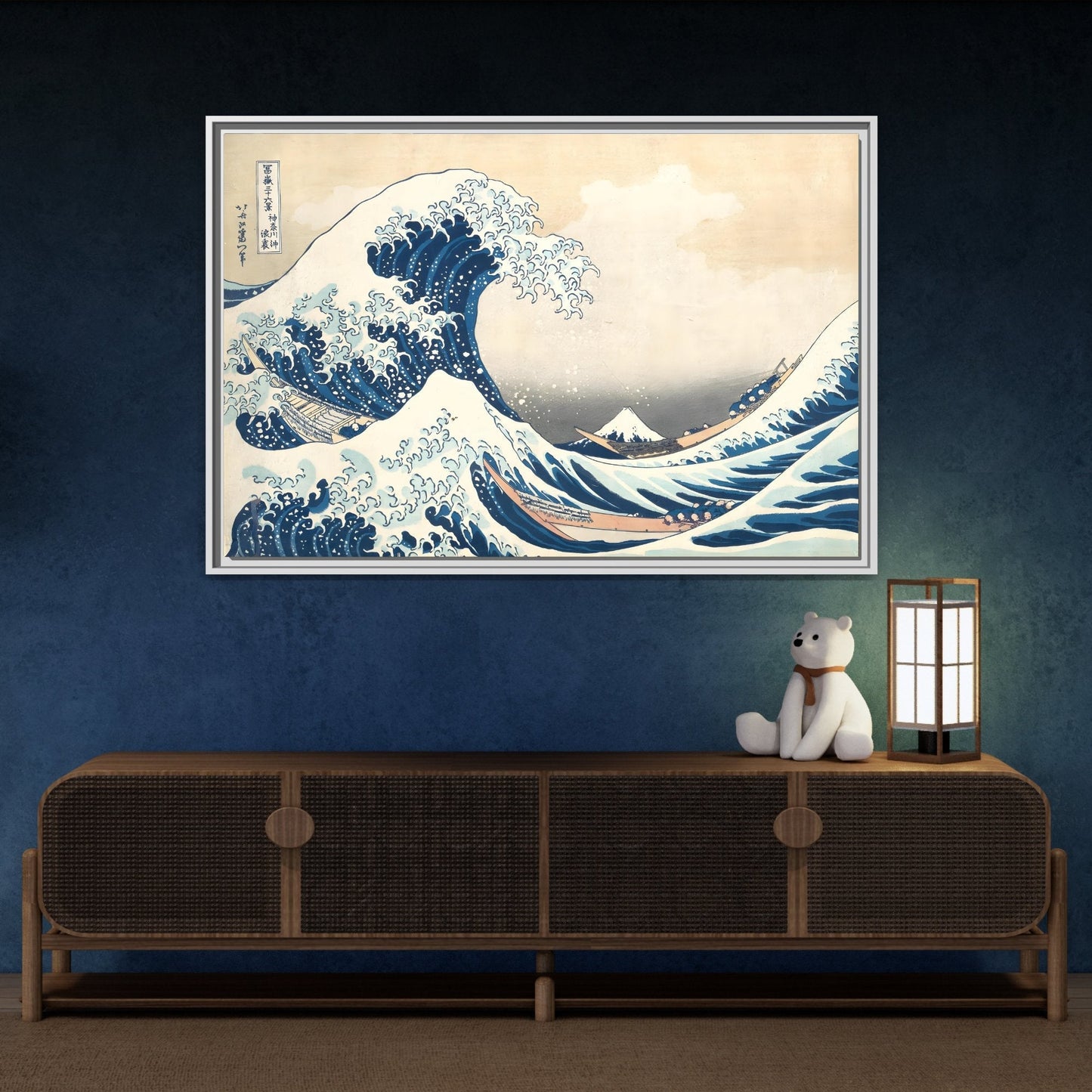 Japanese Canvas Wall Art Print - Katsushika Hokusai Great Wave at Kanagawa