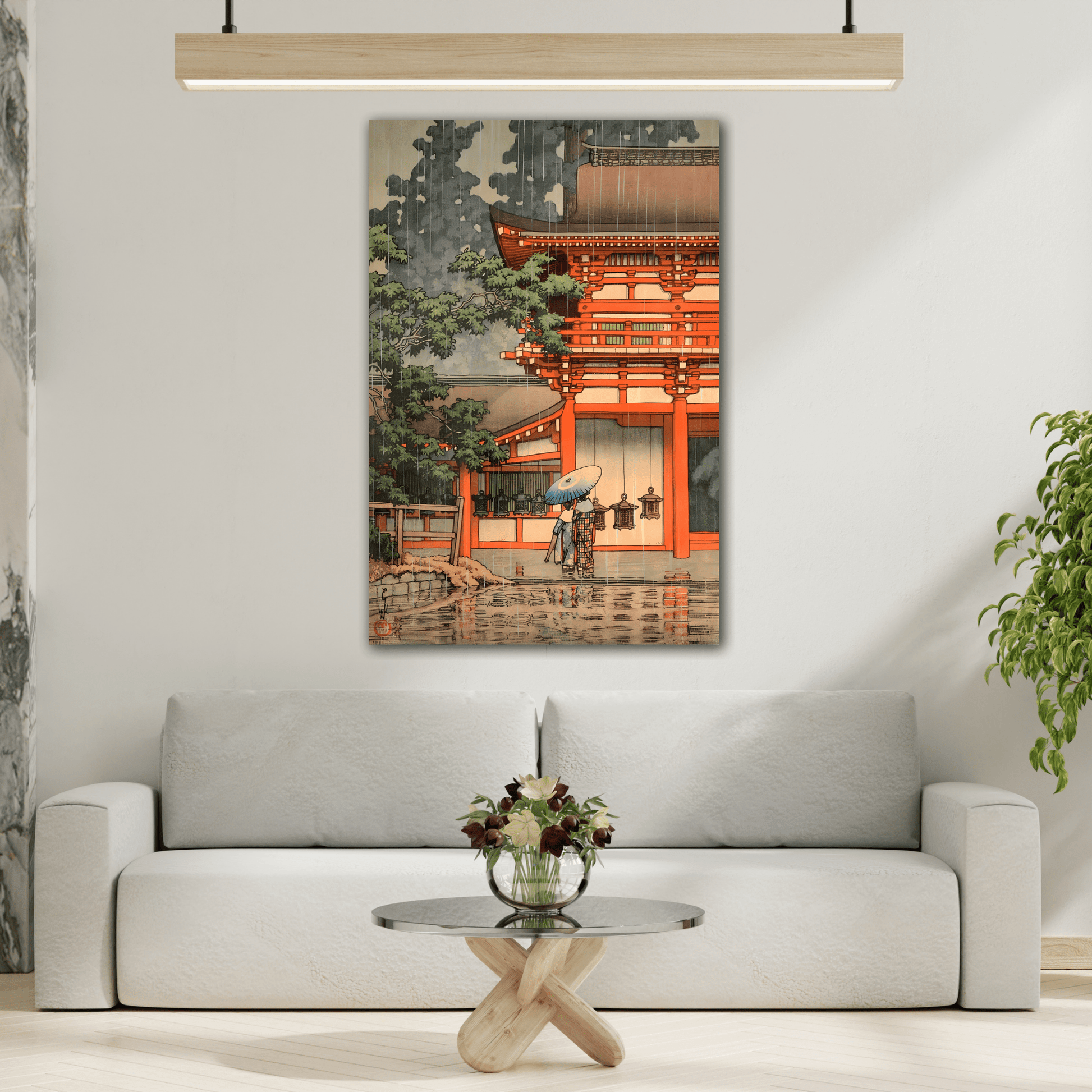 Japanese Kawase Hasui Canvas Print - Kasuga Shrine in Nara Wall Art - YesArtYes