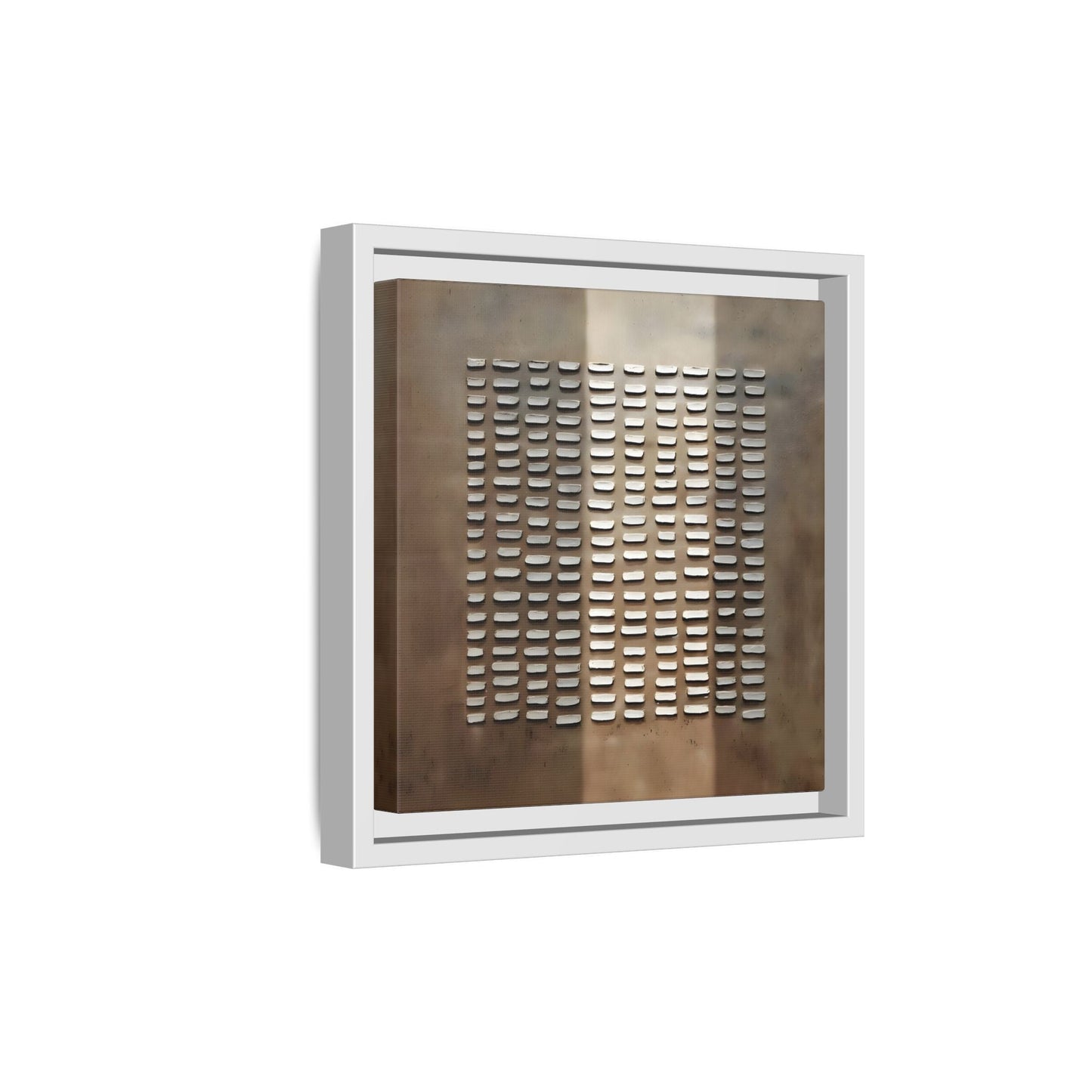 Japanese Minimalist Canvas Wall Art Print - Brown Wabi - Sabi Geometric Home Decor - YesArtYes