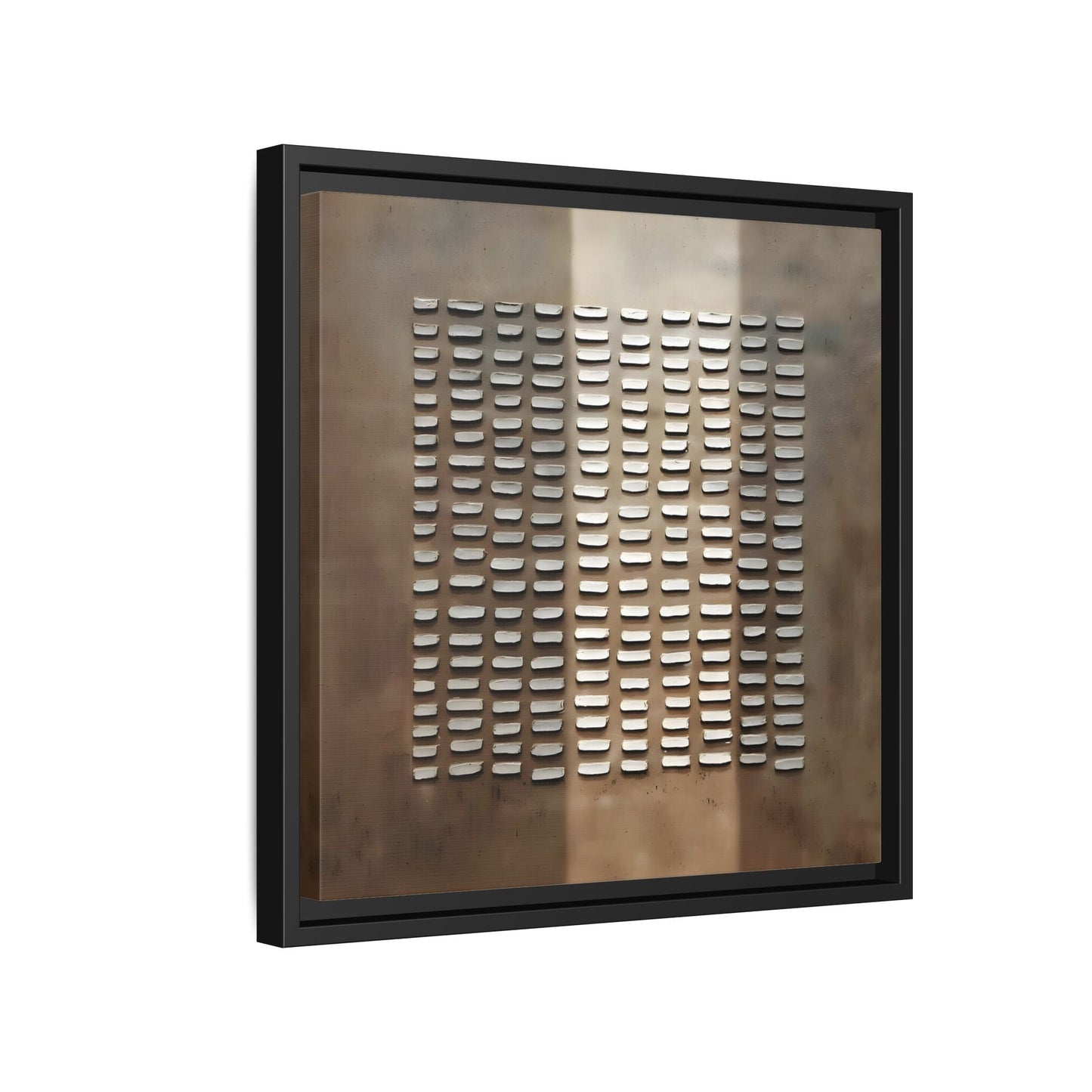 Japanese Minimalist Canvas Wall Art Print - Brown Wabi - Sabi Geometric Home Decor - YesArtYes