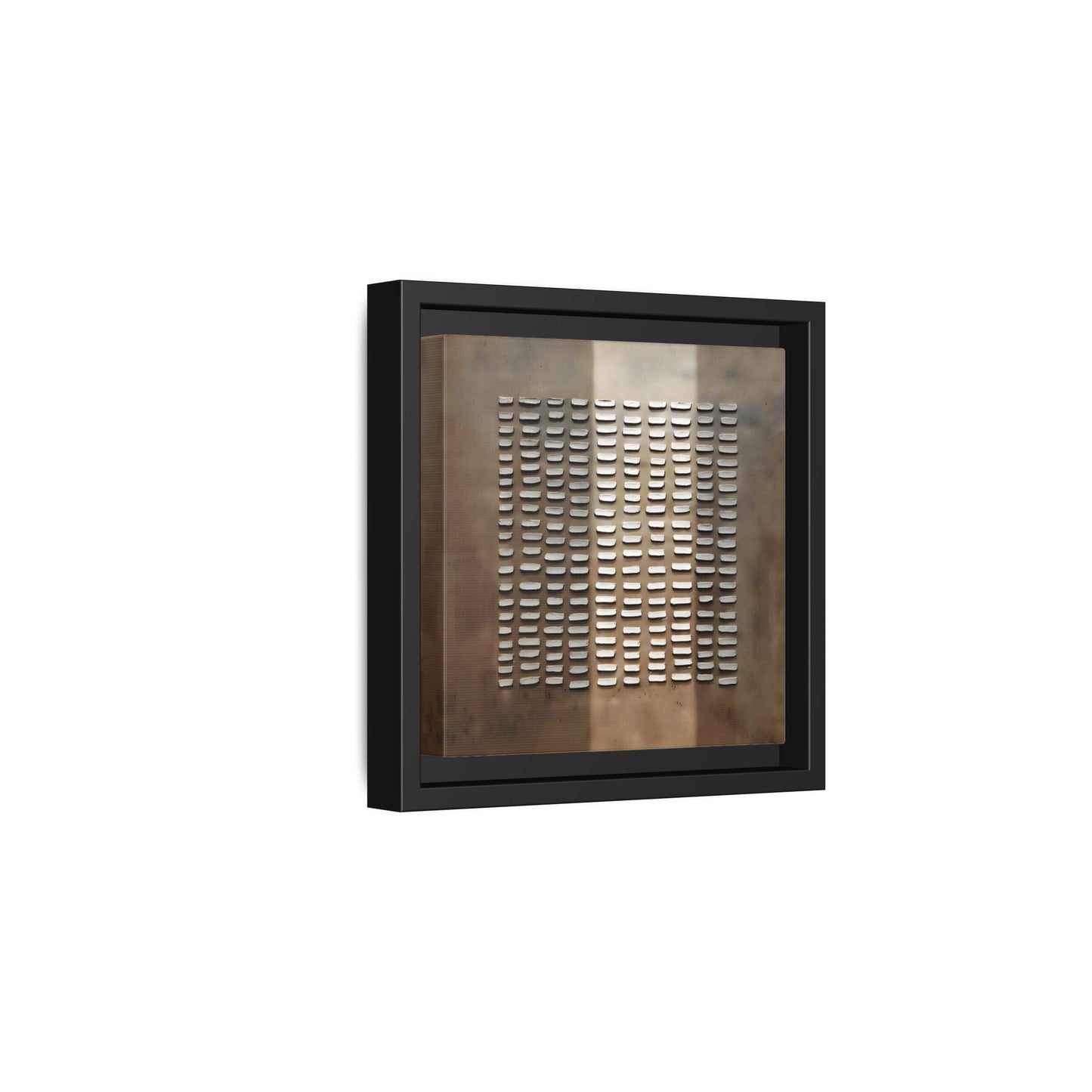 Japanese Minimalist Canvas Wall Art Print - Brown Wabi - Sabi Geometric Home Decor - YesArtYes