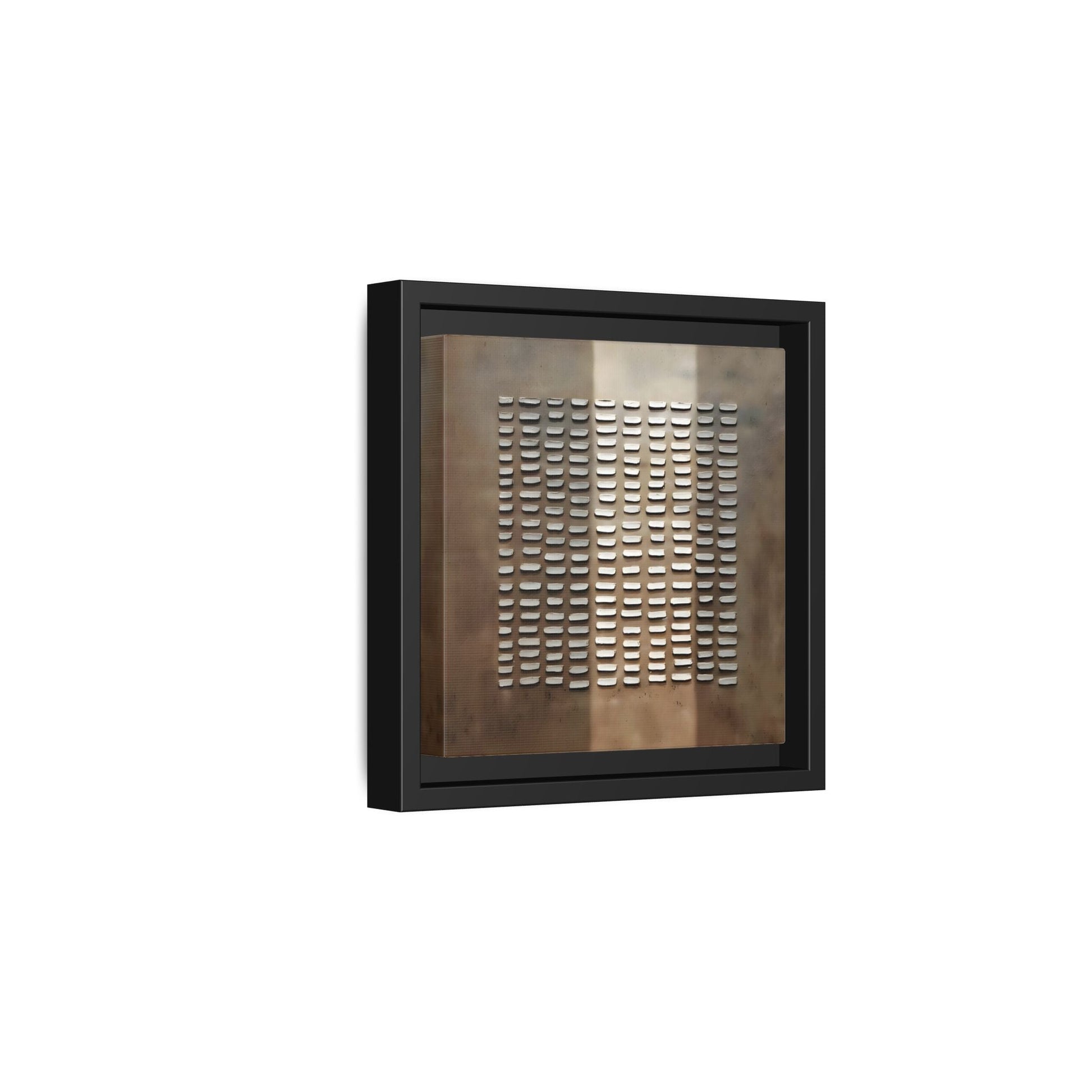 Japanese Minimalist Canvas Wall Art Print - Brown Wabi - Sabi Geometric Home Decor - YesArtYes
