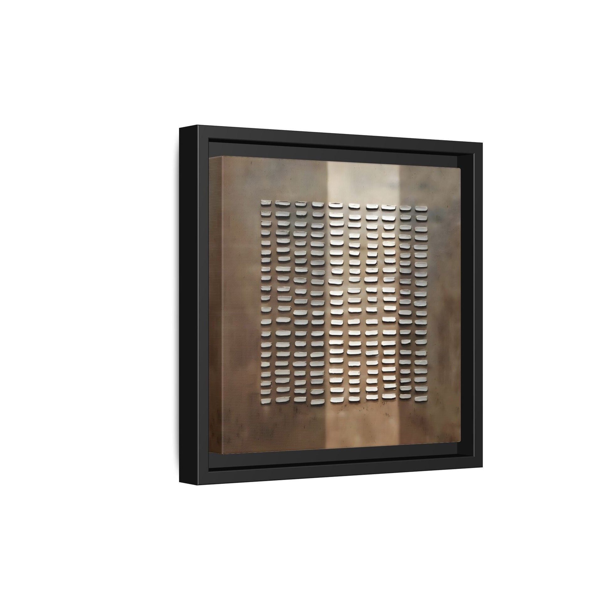 Japanese Minimalist Canvas Wall Art Print - Brown Wabi - Sabi Geometric Home Decor - YesArtYes