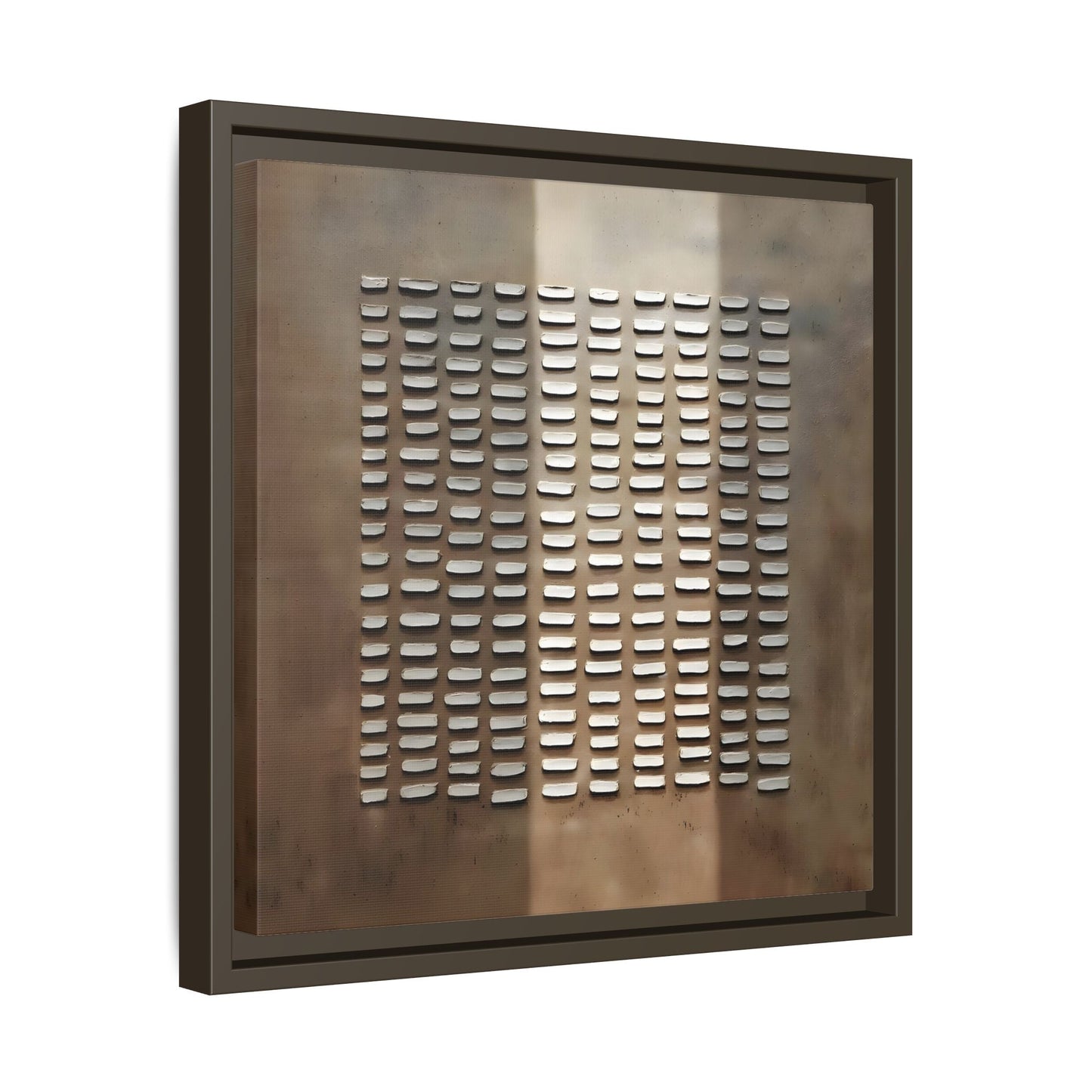 Japanese Minimalist Canvas Wall Art Print - Brown Wabi - Sabi Geometric Home Decor - YesArtYes