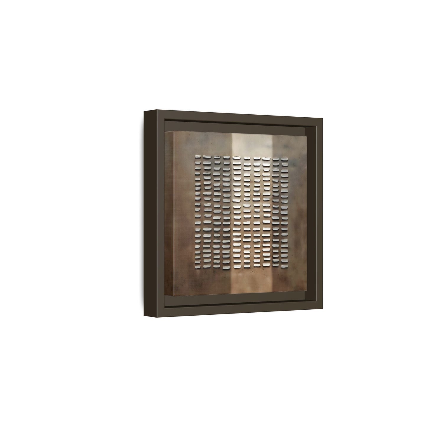 Japanese Minimalist Canvas Wall Art Print - Brown Wabi - Sabi Geometric Home Decor - YesArtYes