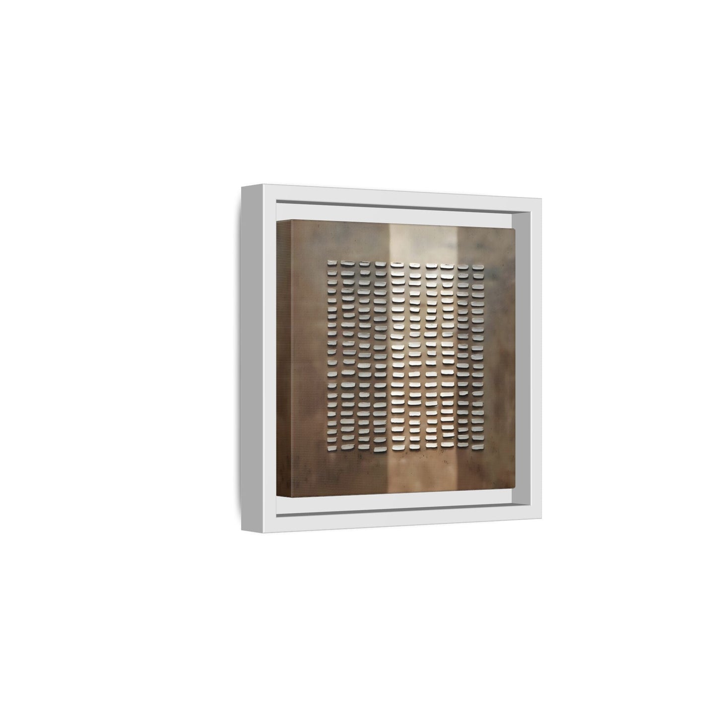 Japanese Minimalist Canvas Wall Art Print - Brown Wabi - Sabi Geometric Home Decor - YesArtYes