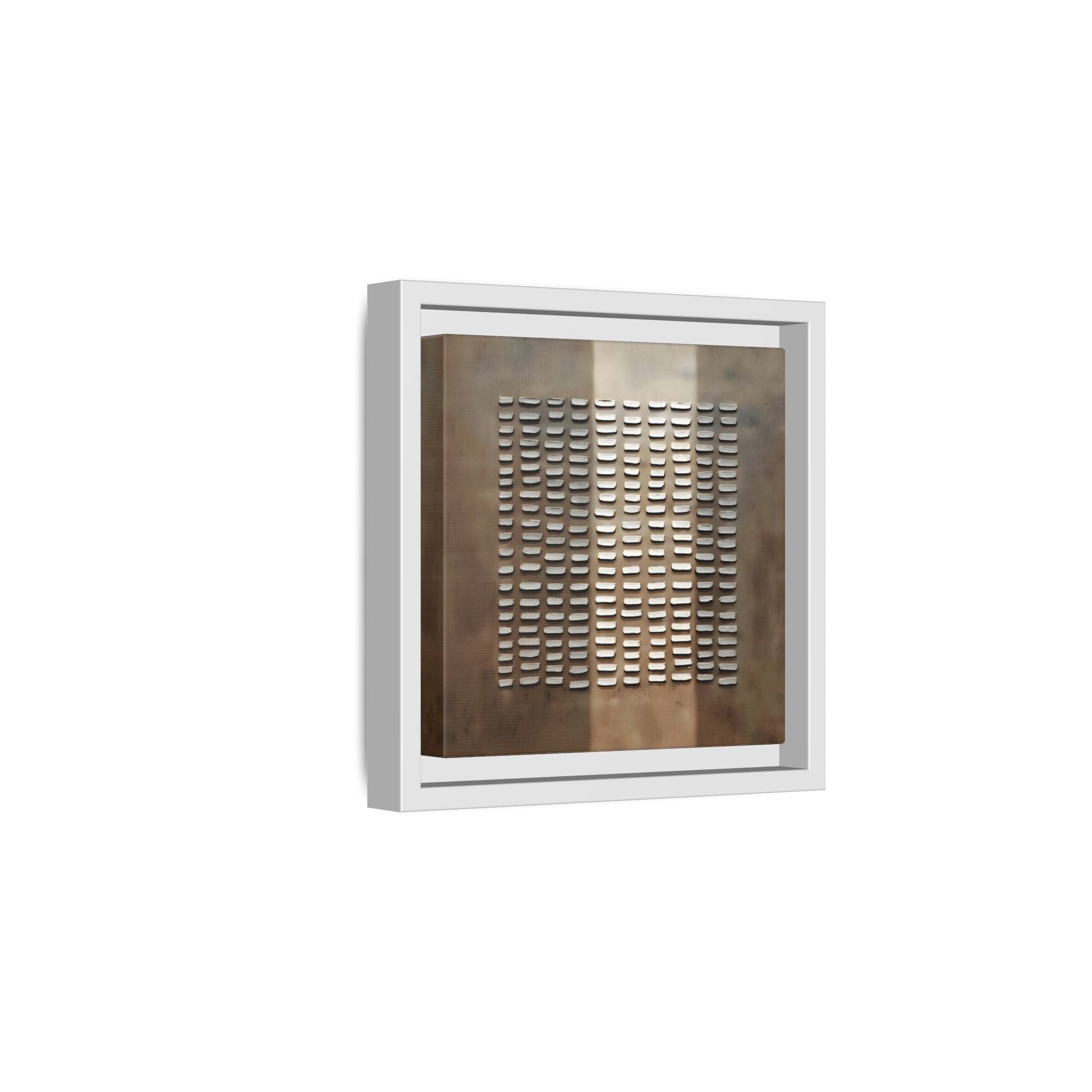 Japanese Minimalist Canvas Wall Art Print - Brown Wabi - Sabi Geometric Home Decor - YesArtYes