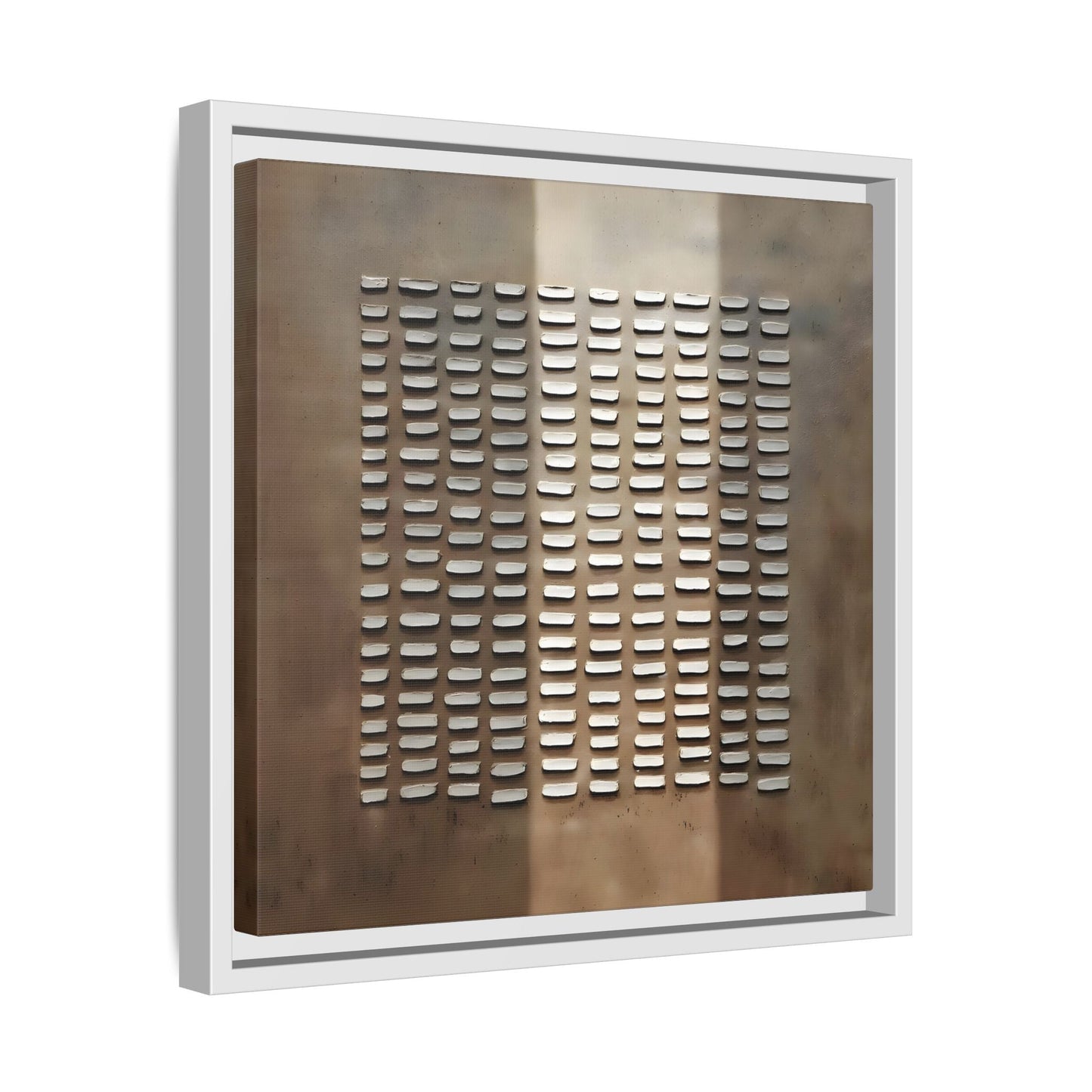Japanese Minimalist Canvas Wall Art Print - Brown Wabi - Sabi Geometric Home Decor - YesArtYes
