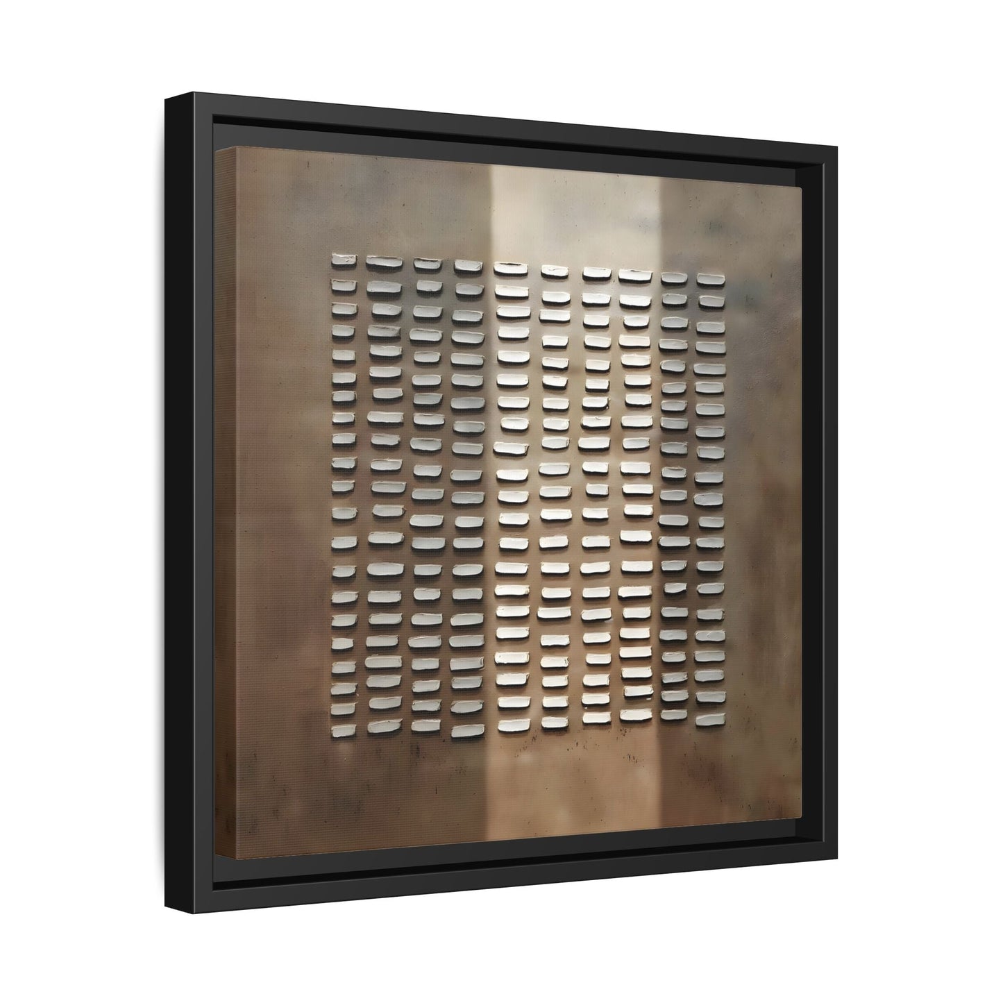 Japanese Minimalist Canvas Wall Art Print - Brown Wabi - Sabi Geometric Home Decor - YesArtYes