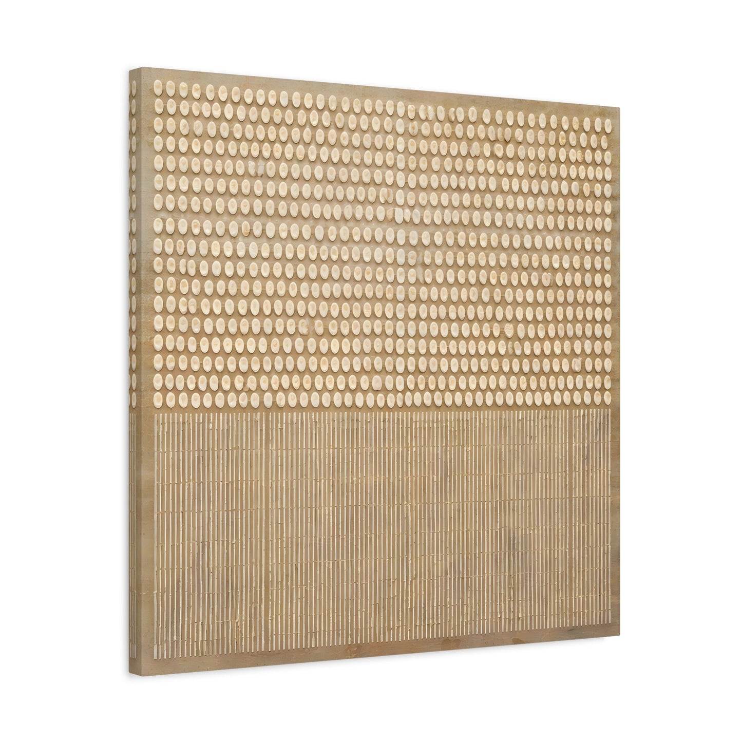 Japanese Neutral Abstract Wabi Sabi - Canvas Wall Art Print - YesArtYes