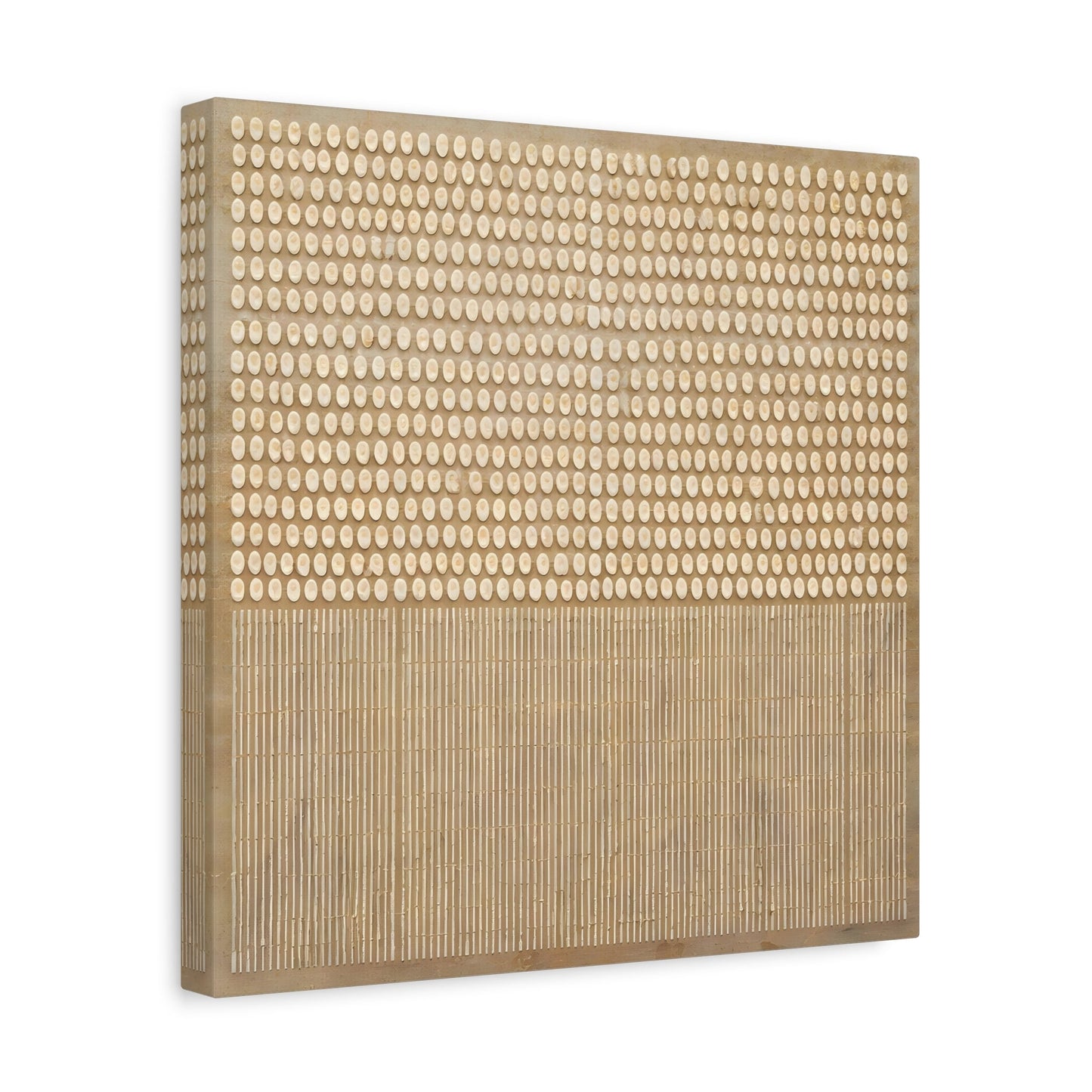 Japanese Neutral Abstract Wabi Sabi - Canvas Wall Art Print - YesArtYes