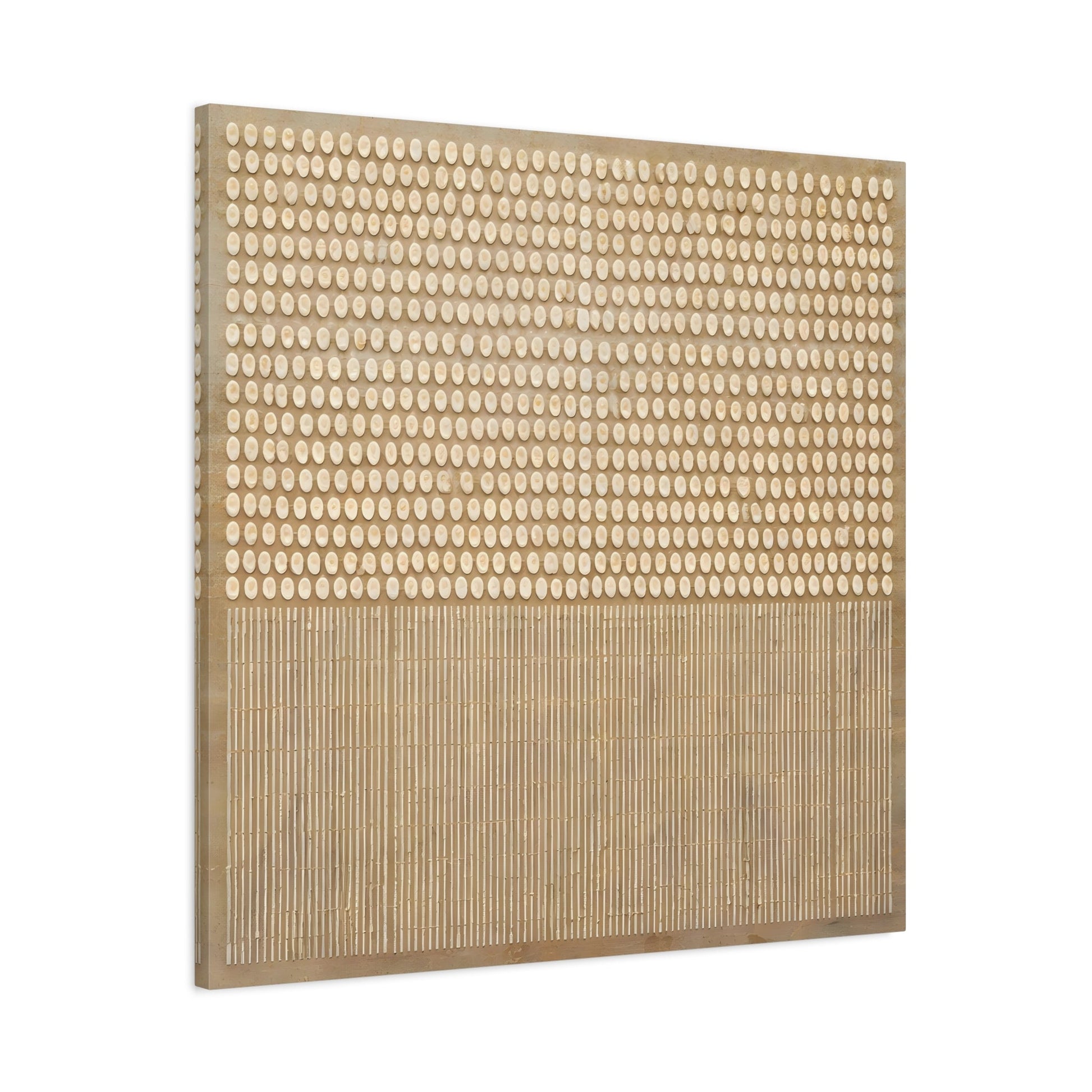 Japanese Neutral Abstract Wabi Sabi - Canvas Wall Art Print - YesArtYes