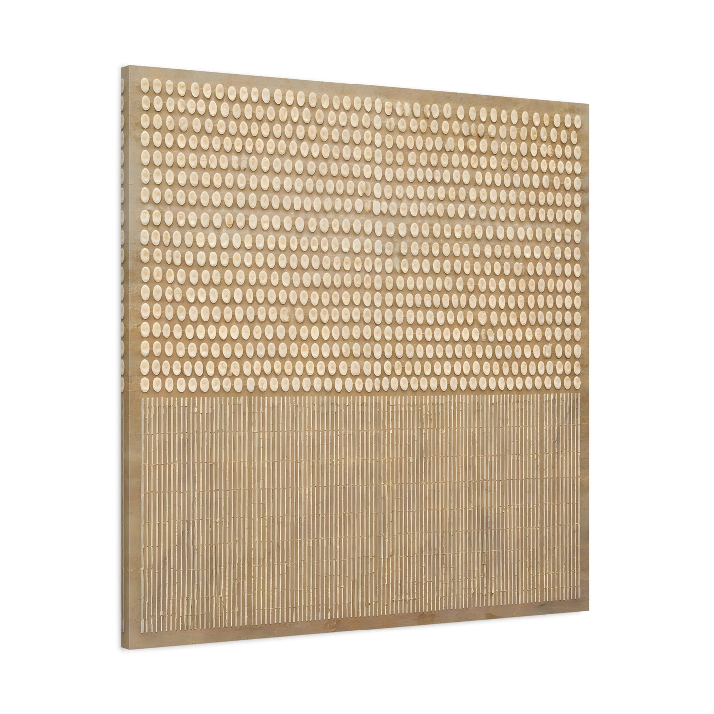 Japanese Neutral Abstract Wabi Sabi - Canvas Wall Art Print - YesArtYes