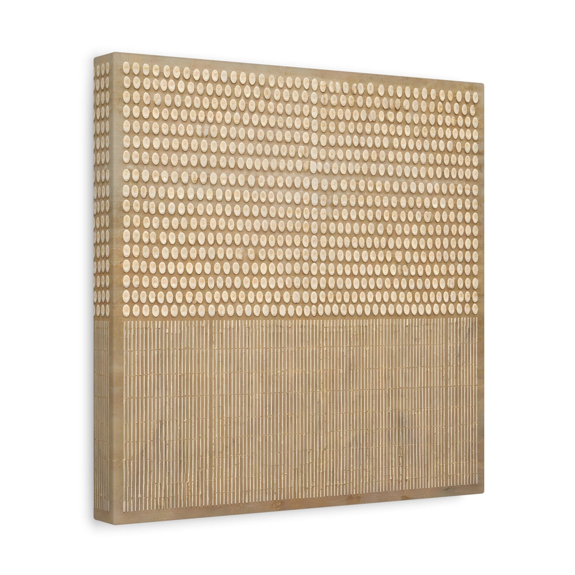 Japanese Neutral Abstract Wabi Sabi - Canvas Wall Art Print - YesArtYes