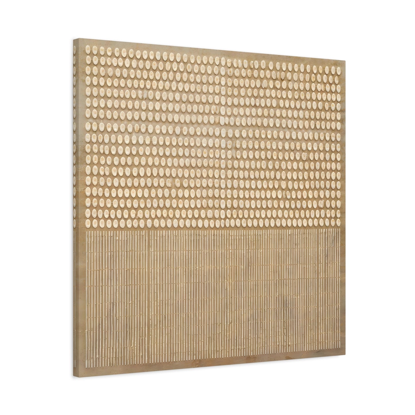 Japanese Neutral Abstract Wabi Sabi - Canvas Wall Art Print - YesArtYes