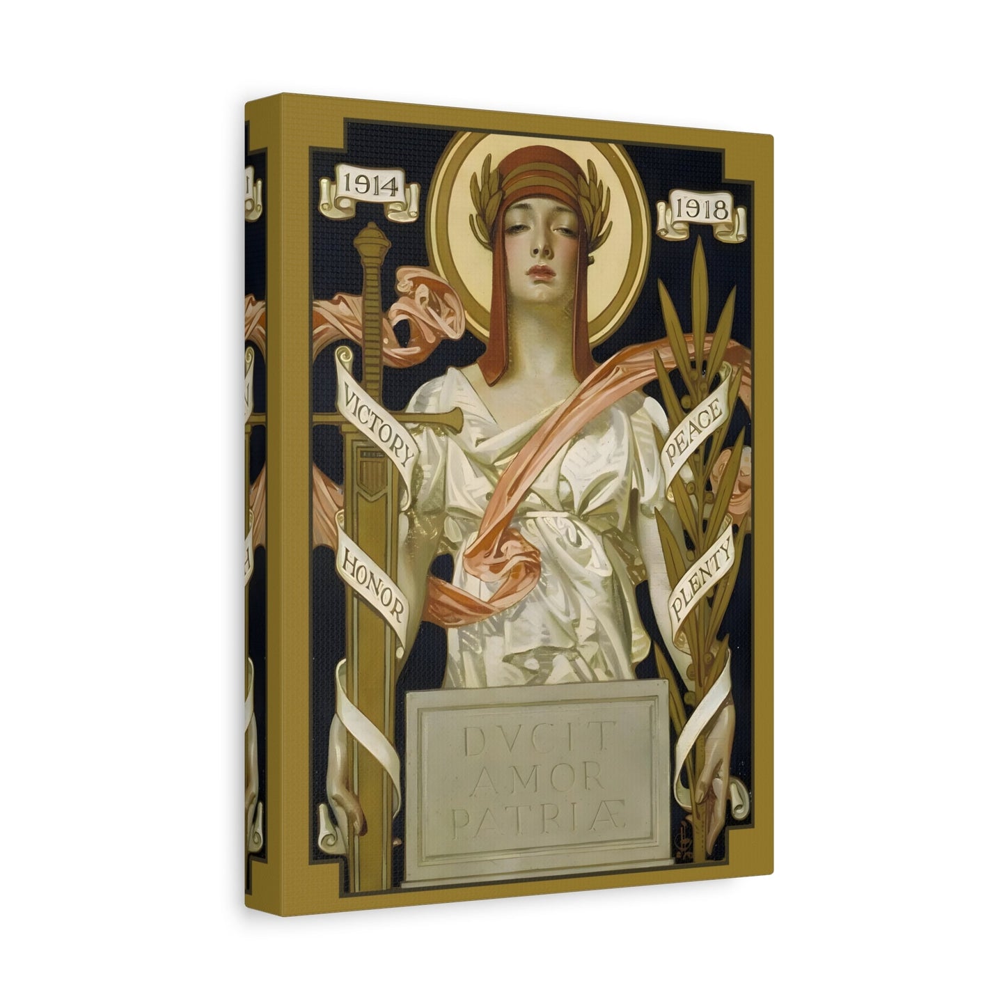 JC Leyendecker Goddess of Victory and Peace - Canvas Art Reproduction