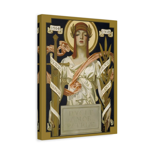 JC Leyendecker Goddess of Victory and Peace - Canvas Art Reproduction