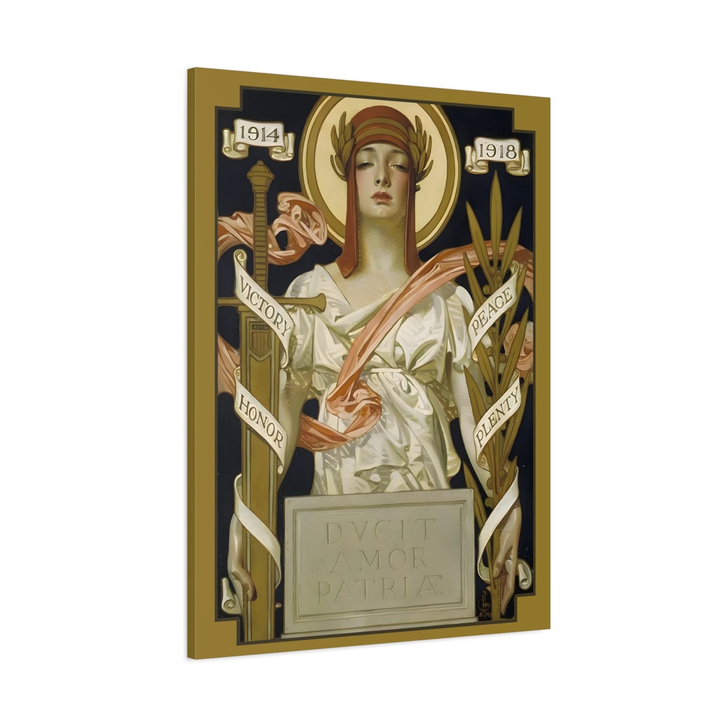 JC Leyendecker Goddess of Victory and Peace - Canvas Art Reproduction