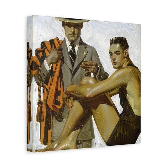 JC Leyendecker Kuppenheimer Menswear - Canvas Wall Art Print