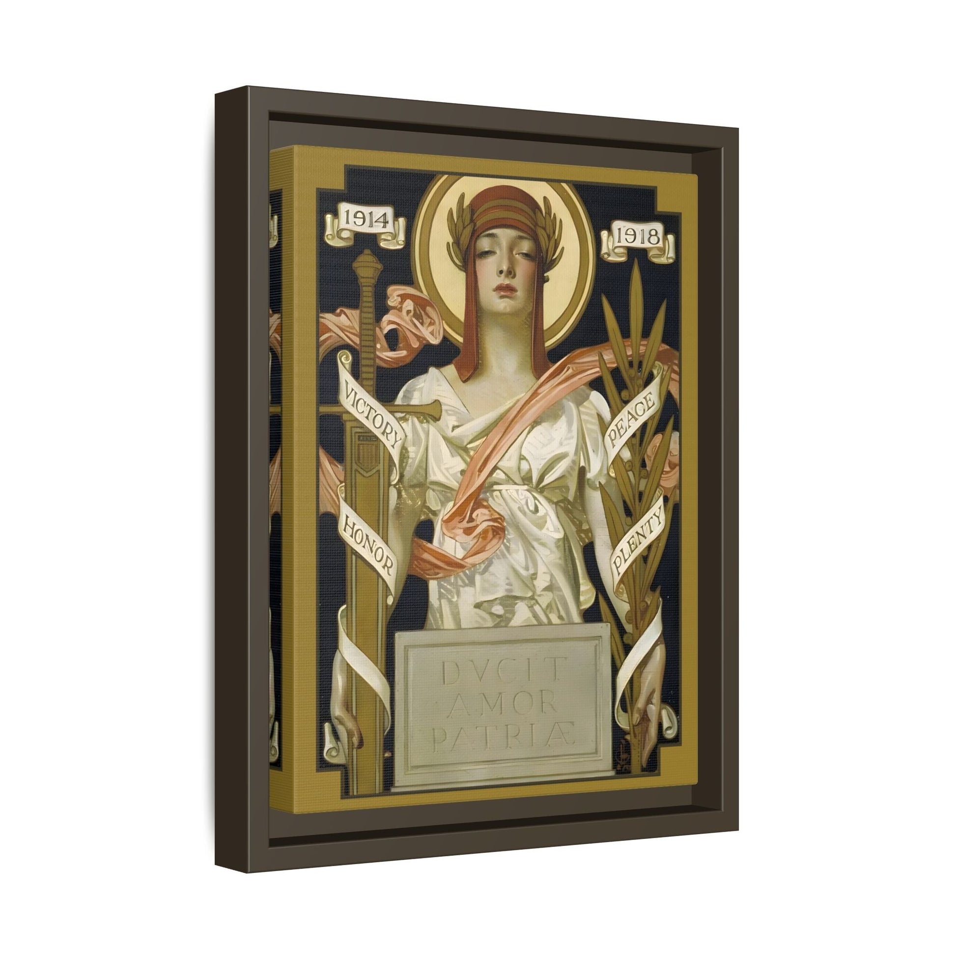 JC Leyendecker Victory Peace Goddess Canvas Wall Art Print - YesArtYes