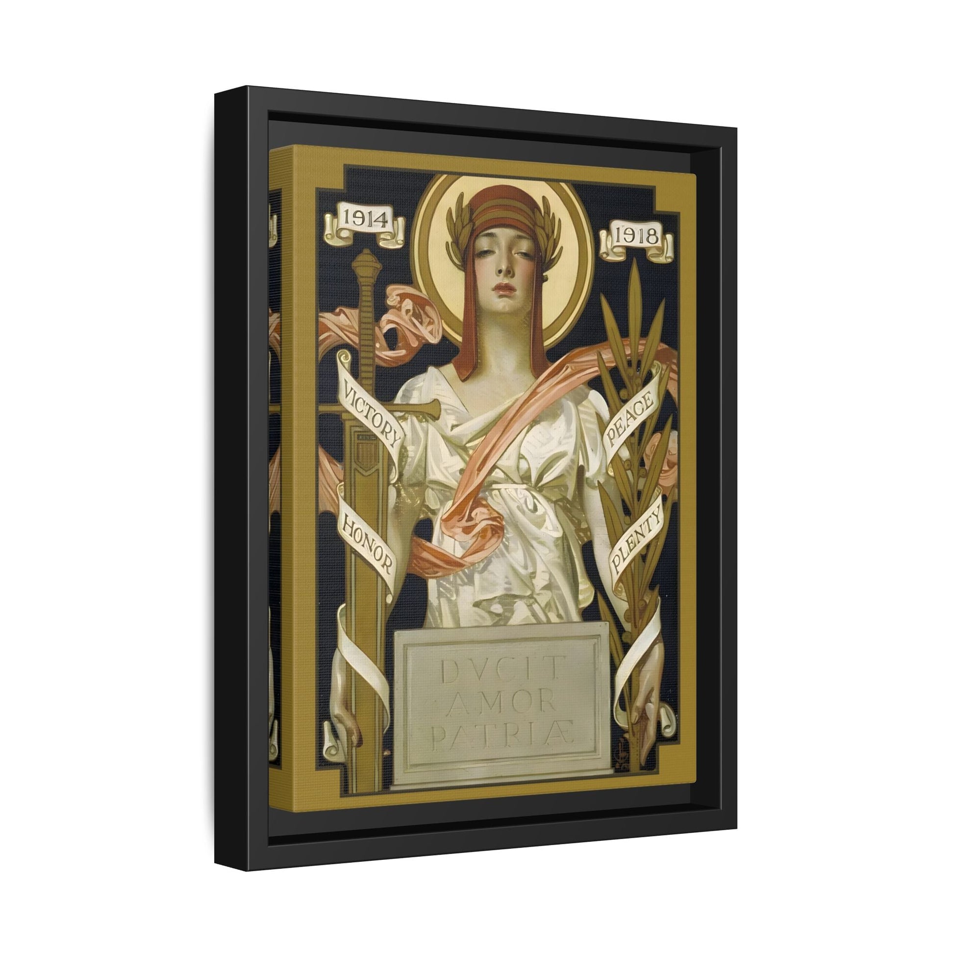 JC Leyendecker Victory Peace Goddess Canvas Wall Art Print - YesArtYes