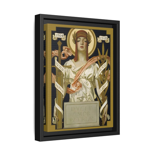 JC Leyendecker Victory Peace Goddess Canvas Wall Art Print - YesArtYes