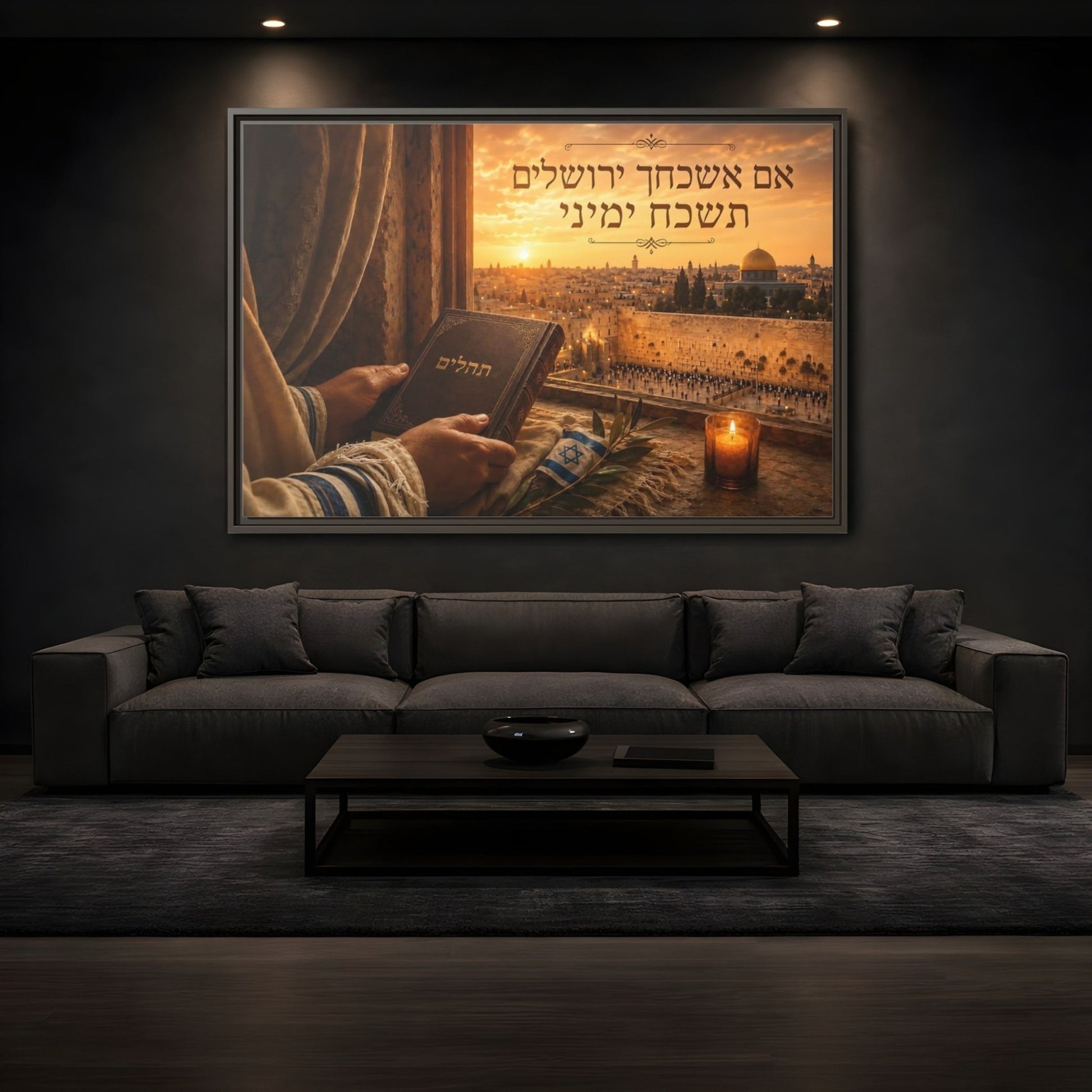 Jerusalem Always in Our Hearts Canvas - YesArtYes