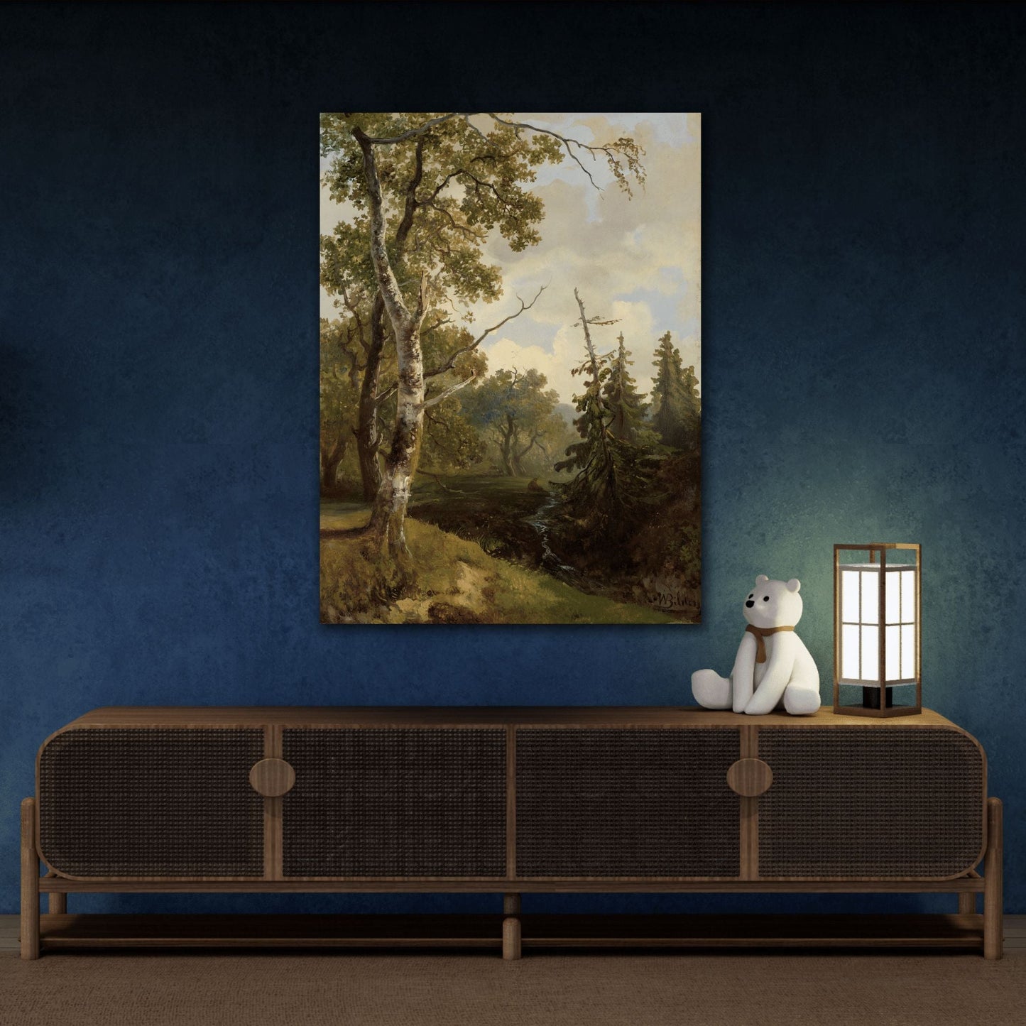 Johannes Bilders Wolfheze Forest - Canvas Art Rproduction - YesArtYes